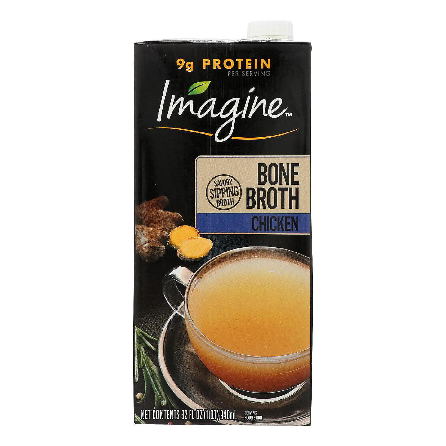 Imagine Foods - Broth Chicken Bone - Case of 12 - 32 FZ