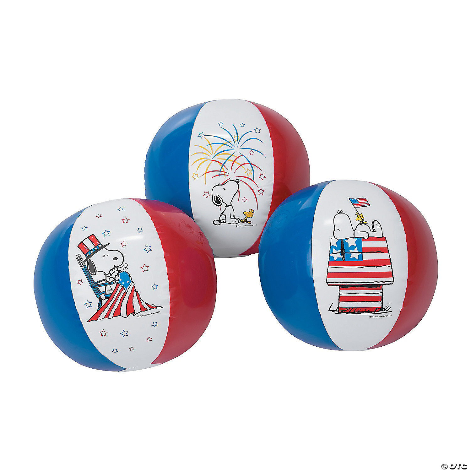 patriotic beach balls