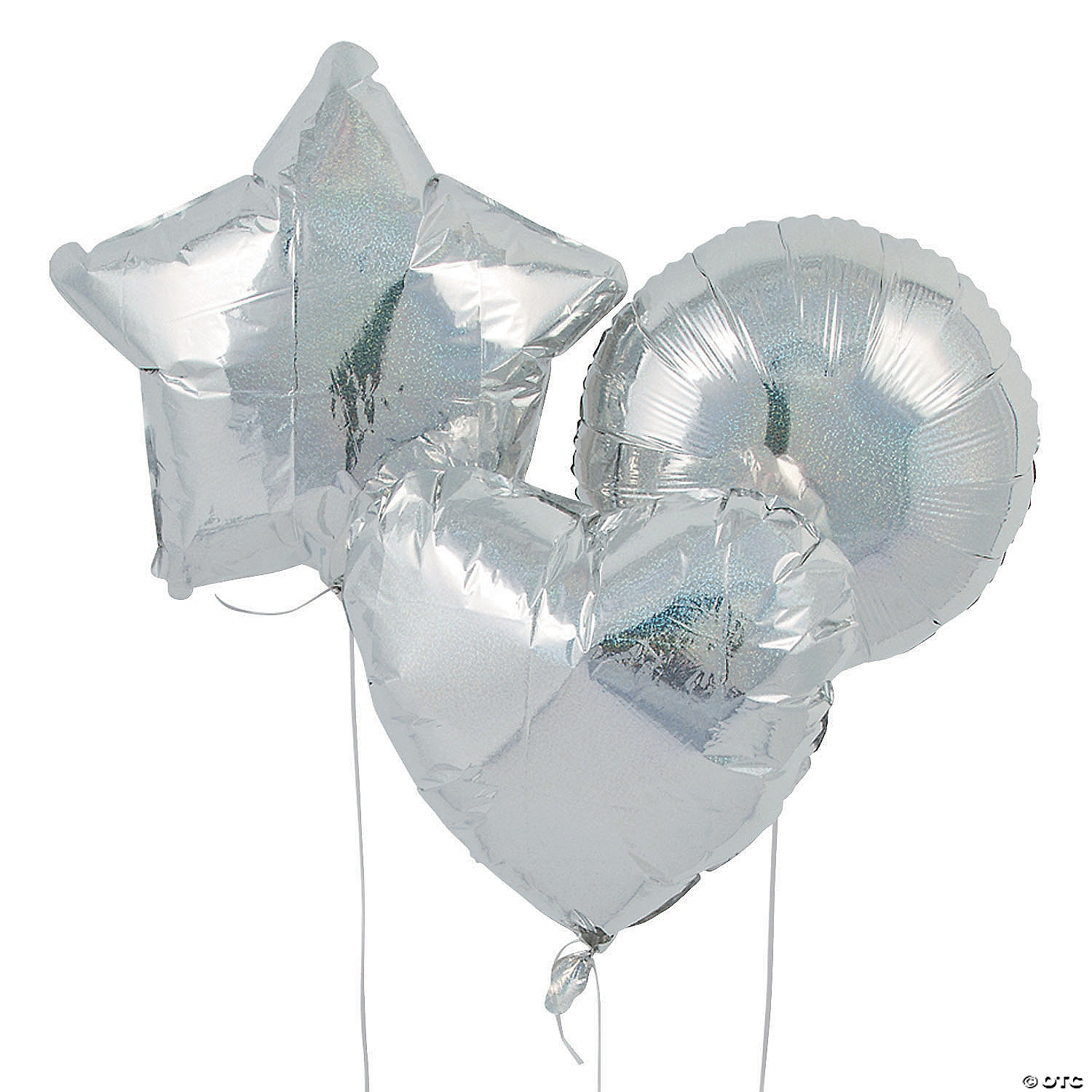 Silver Heart 18" Balloon Birthday Party Decorations 