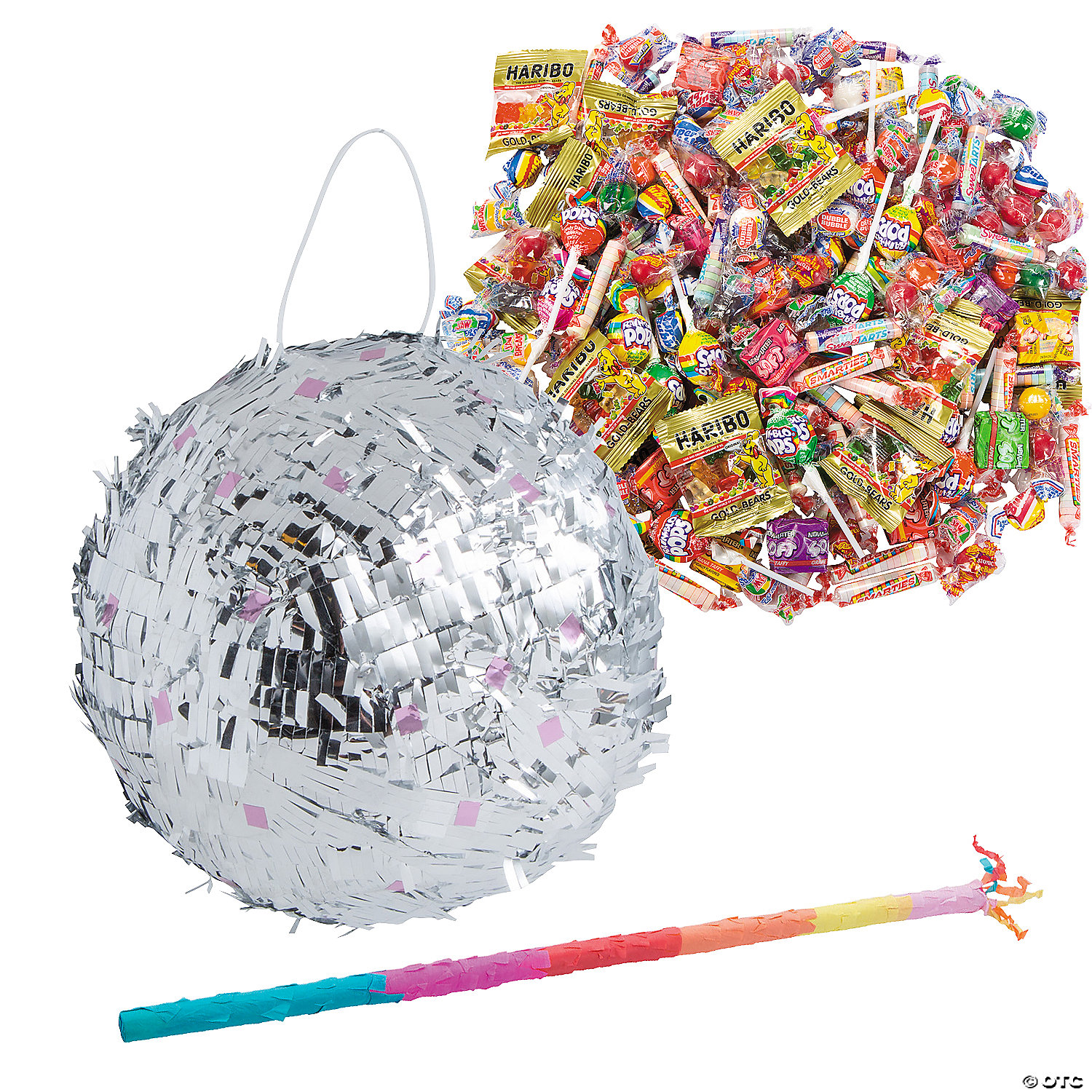 Iridescent Disco Ball Piñata Kit – 208 Pc.