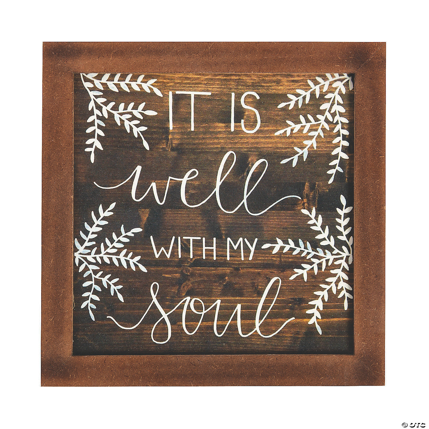 It Is Well With My Soul Deep Cobalt 6x17 Wood Wall Plaque It Is Well 