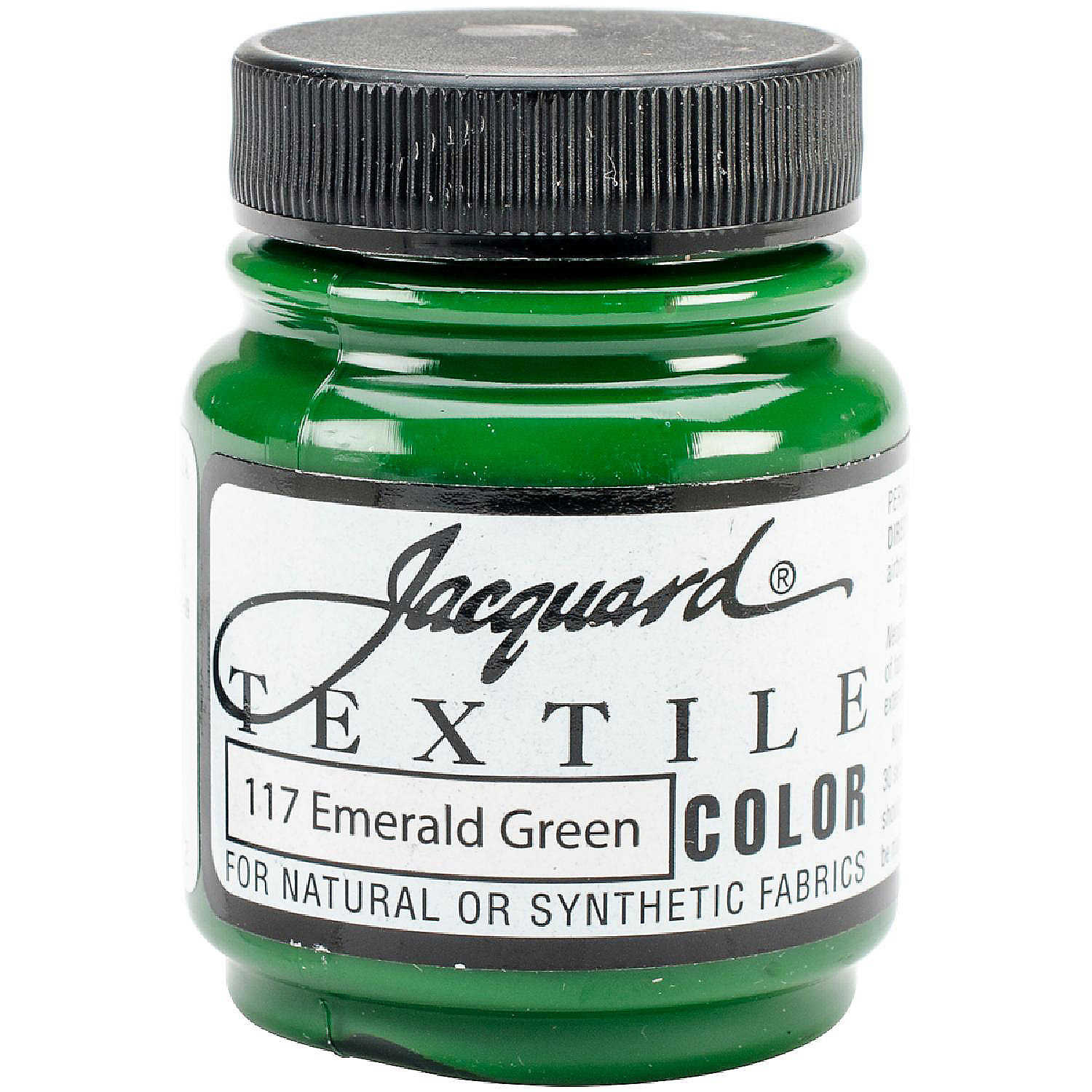 Jacquard Textile Color Fabric Paint 2.25oz-Emerald Green | Oriental Trading