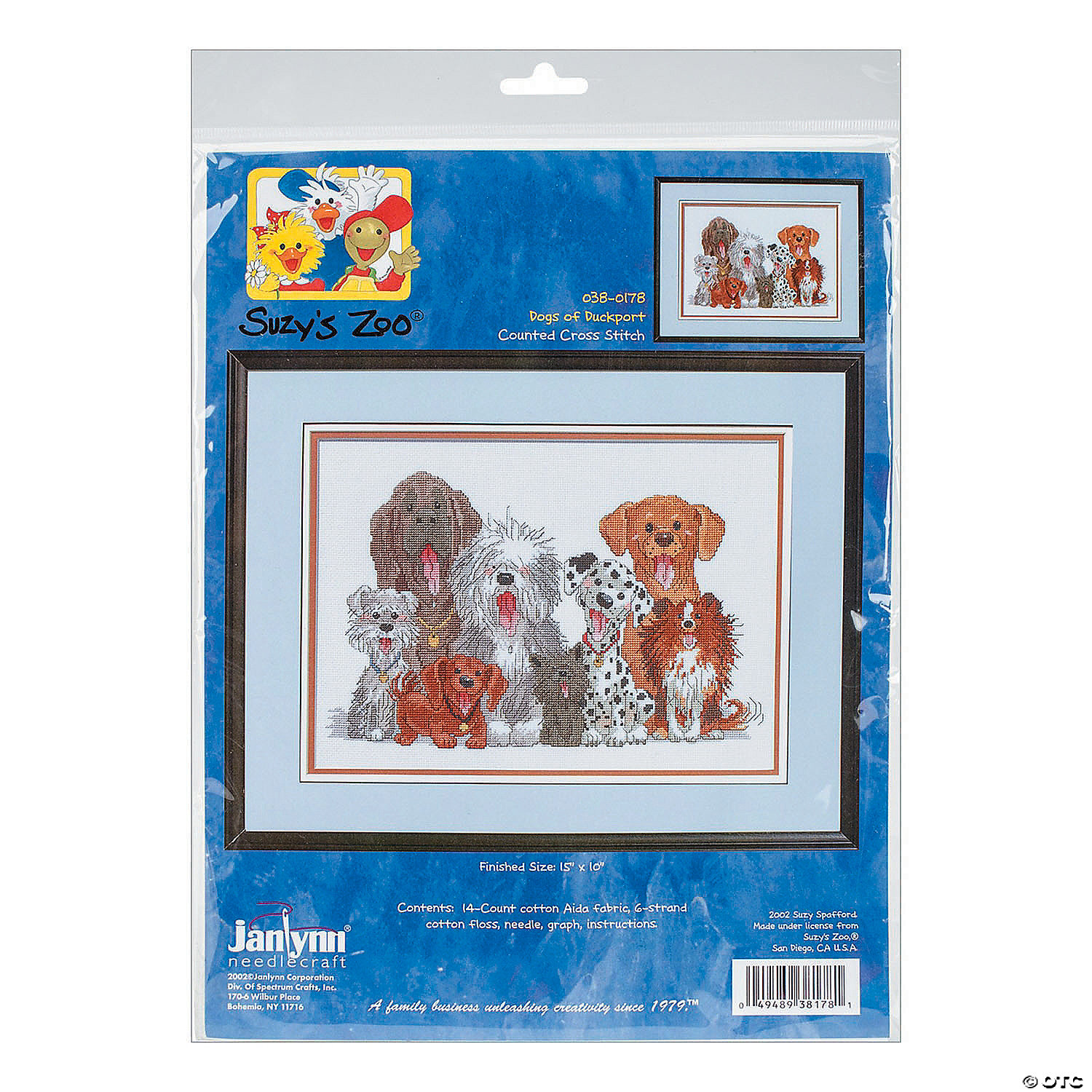 Vervaco Bookmark Counted Cross Stitch Kit 2.5X8 2/Pkg-Dog & Cat On Aida  (14 Count) 