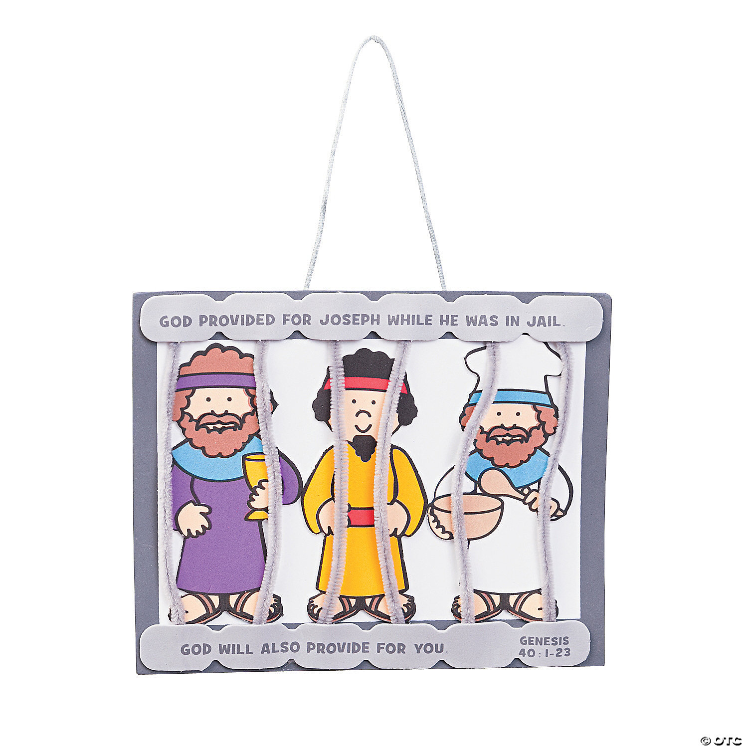 Joseph in Jail Sign Craft Kit