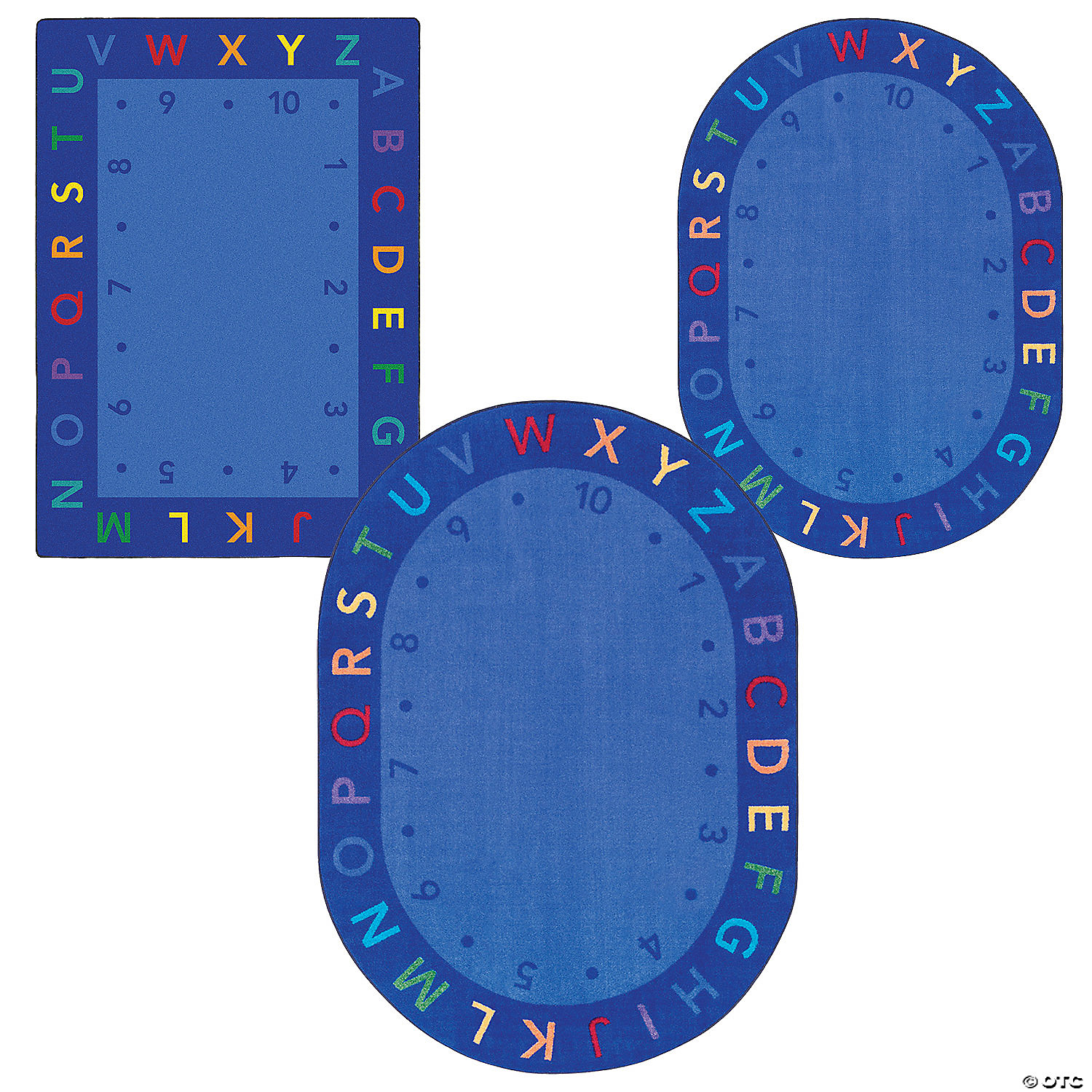 8 in 9 in. 7 ft Joy Carpets JG-2048D Lively Letters Rug x 10 ft 