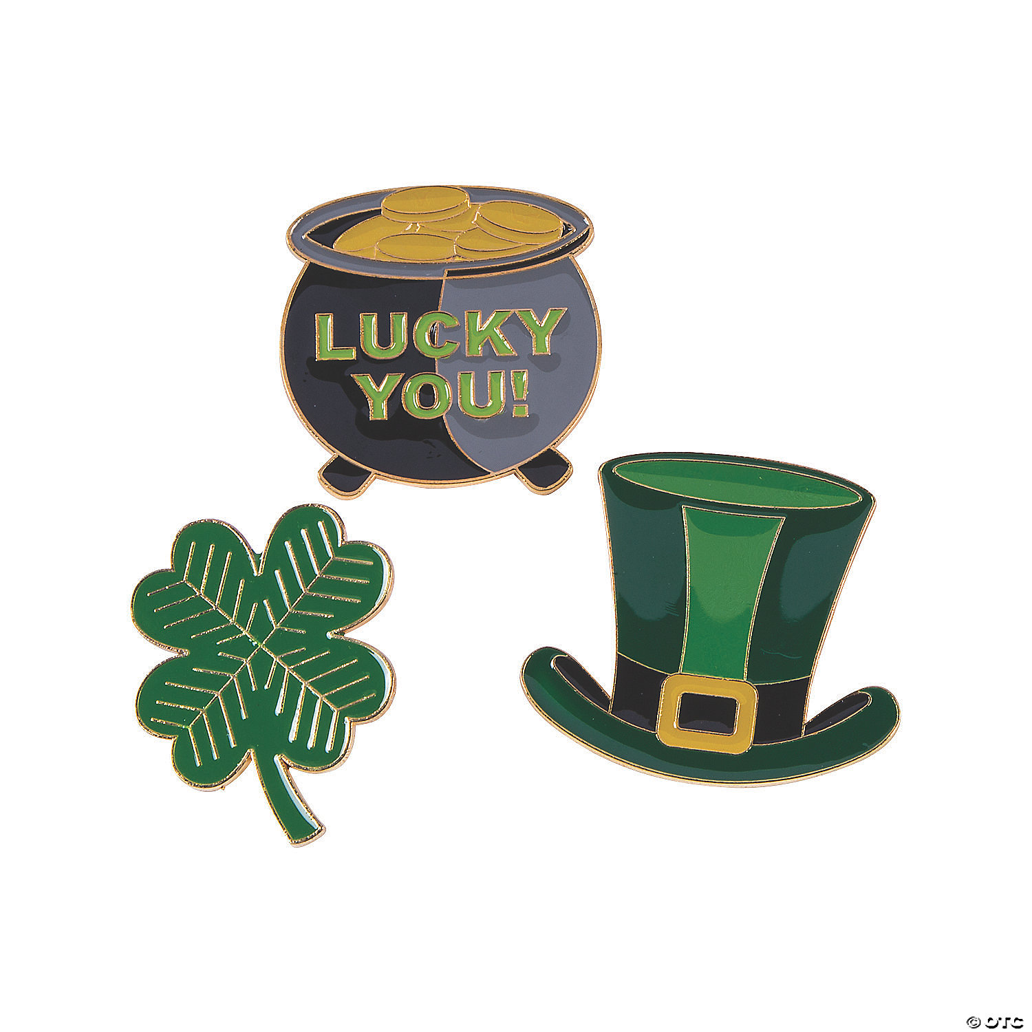 Patrick's Stickers-Shamrock/Leprechaun/Hat/Lucky-Party Favors Decorations 24 St 
