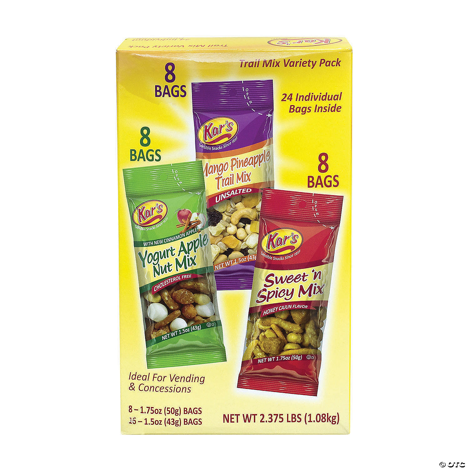 Kar's Trail Mix Variety Pack, 18 Count Oriental Trading