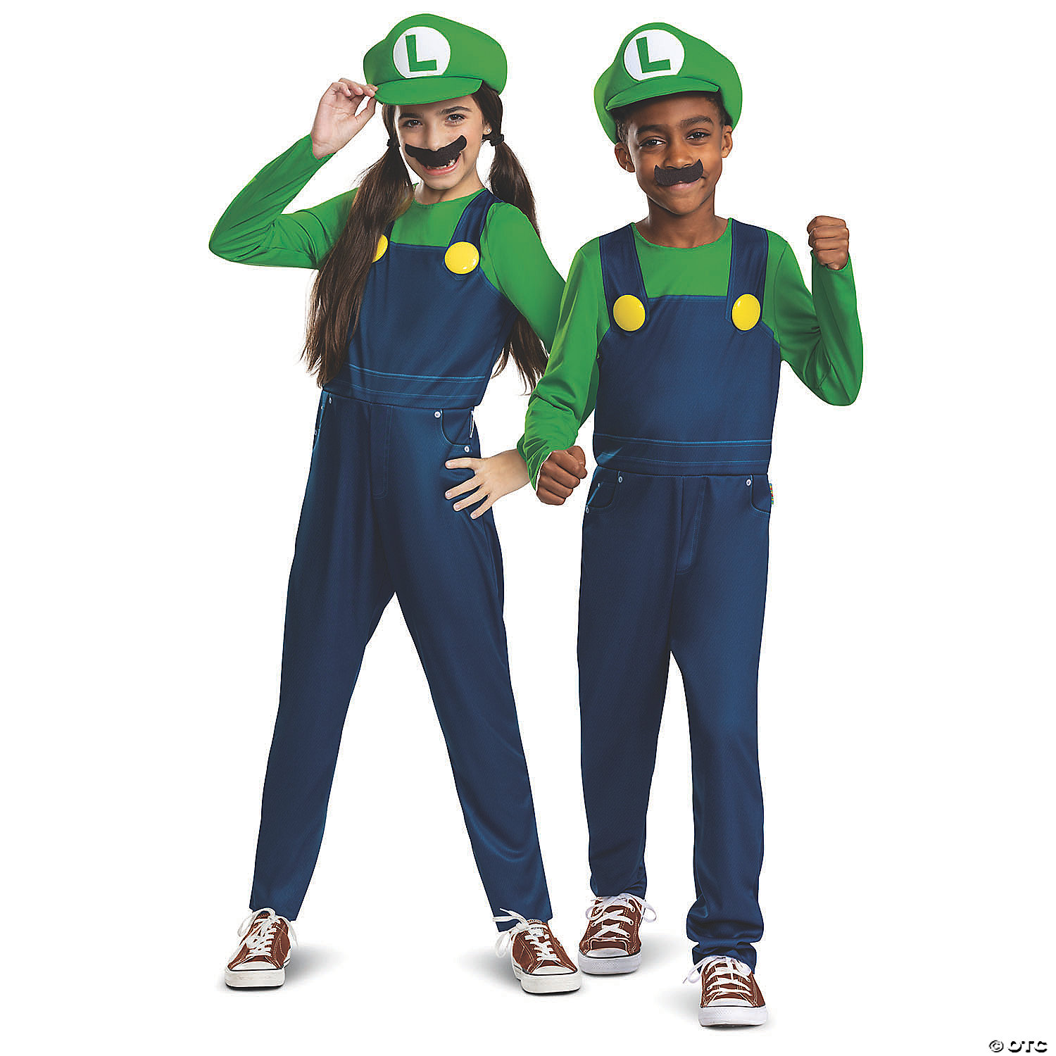 Kids Classic Elevated Super Mario Bros™ Luigi Costume | Oriental Trading