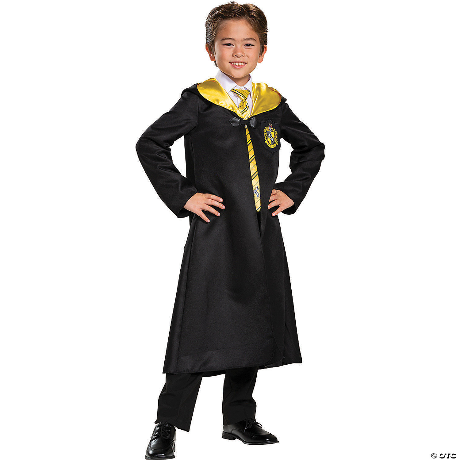 Kids Classic Harry Potter Hufflepuff Robe - Small | Morris Costumes