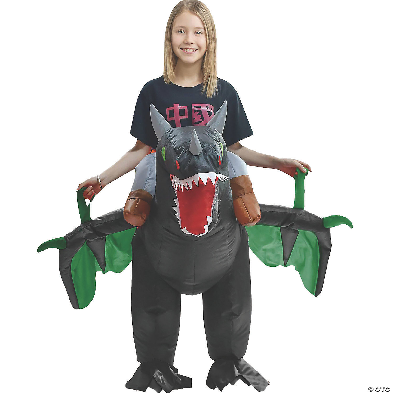 Night Pacific Islands oven Kid's Inflatable Dragon Ride On Costume | Oriental Trading