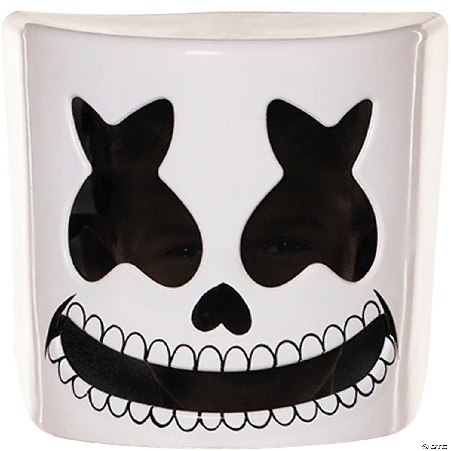 Kids Marshmello Skeleton Plastic Half Mask One Size Oriental Trading