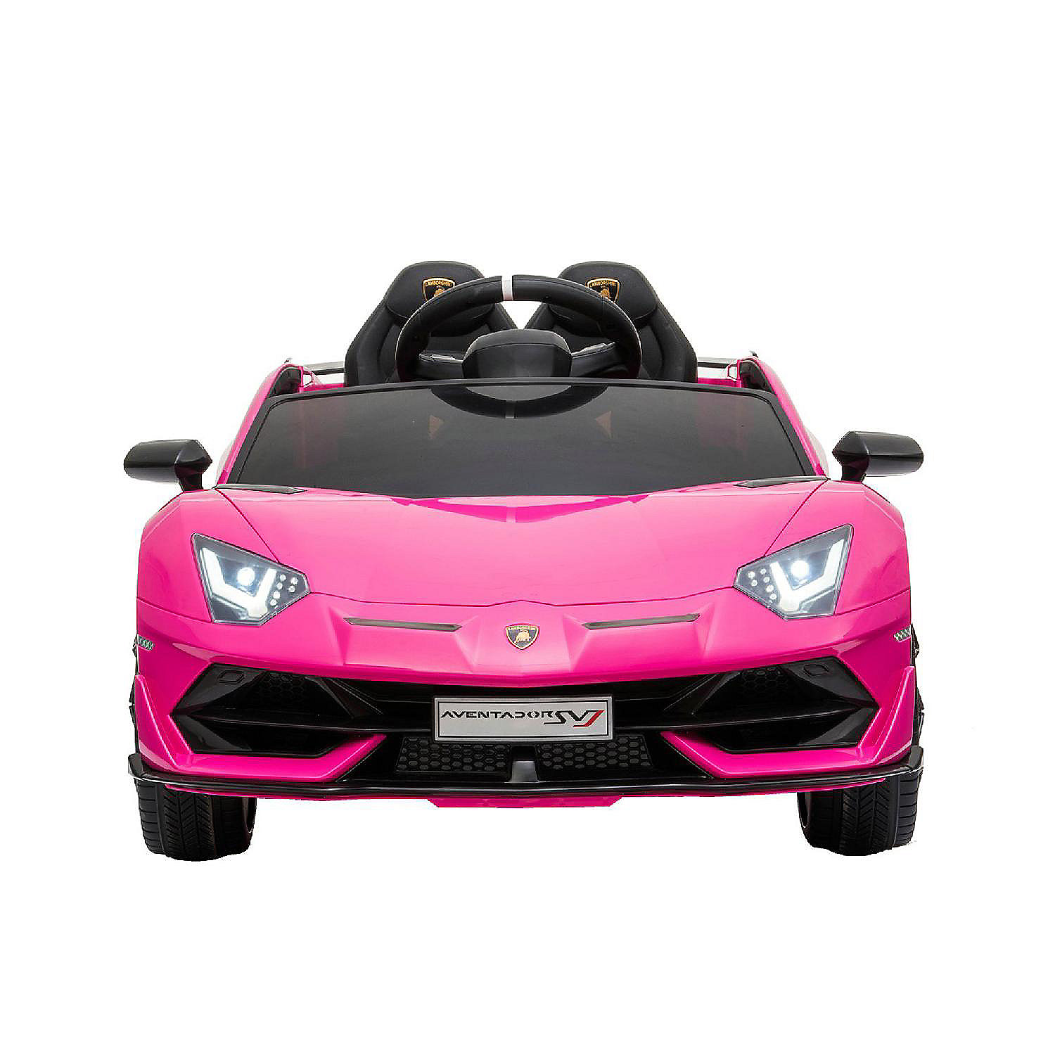 KingToys Pink 12V Lamborghini Aventador SVJ 12V Kids Ride On Car With  Remote Control | Oriental Trading