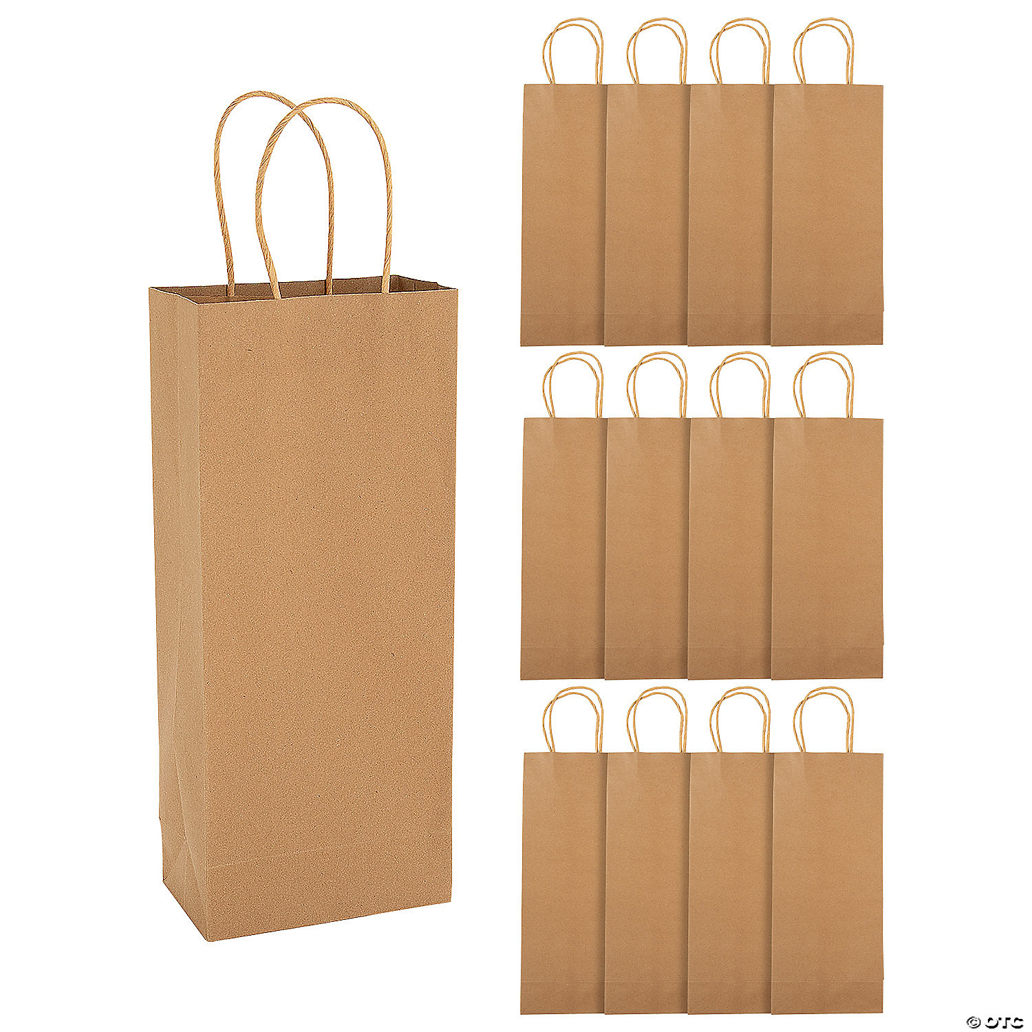 Shopping Sdootjewelry 36 Pcs Wine Gift Bags with Handles Party Kraft Paper Wine Bag Single Bottle Paper Wine Bag Bulk for Christmas Retail Merchandise-Red 