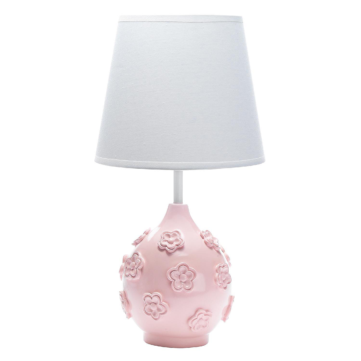 Ruwe olie haar wazig Lambs & Ivy Signature Botanical Baby Pink Floral Nursery Lamp with Shade &  Bulb | Oriental Trading