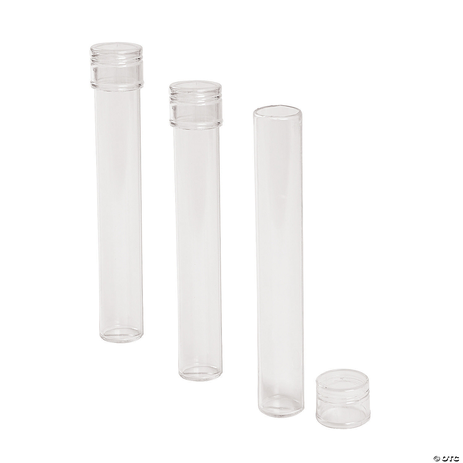 Clear 8 Inch Round Gumball Tubes Party Favors Craft Supplies 24 Count 