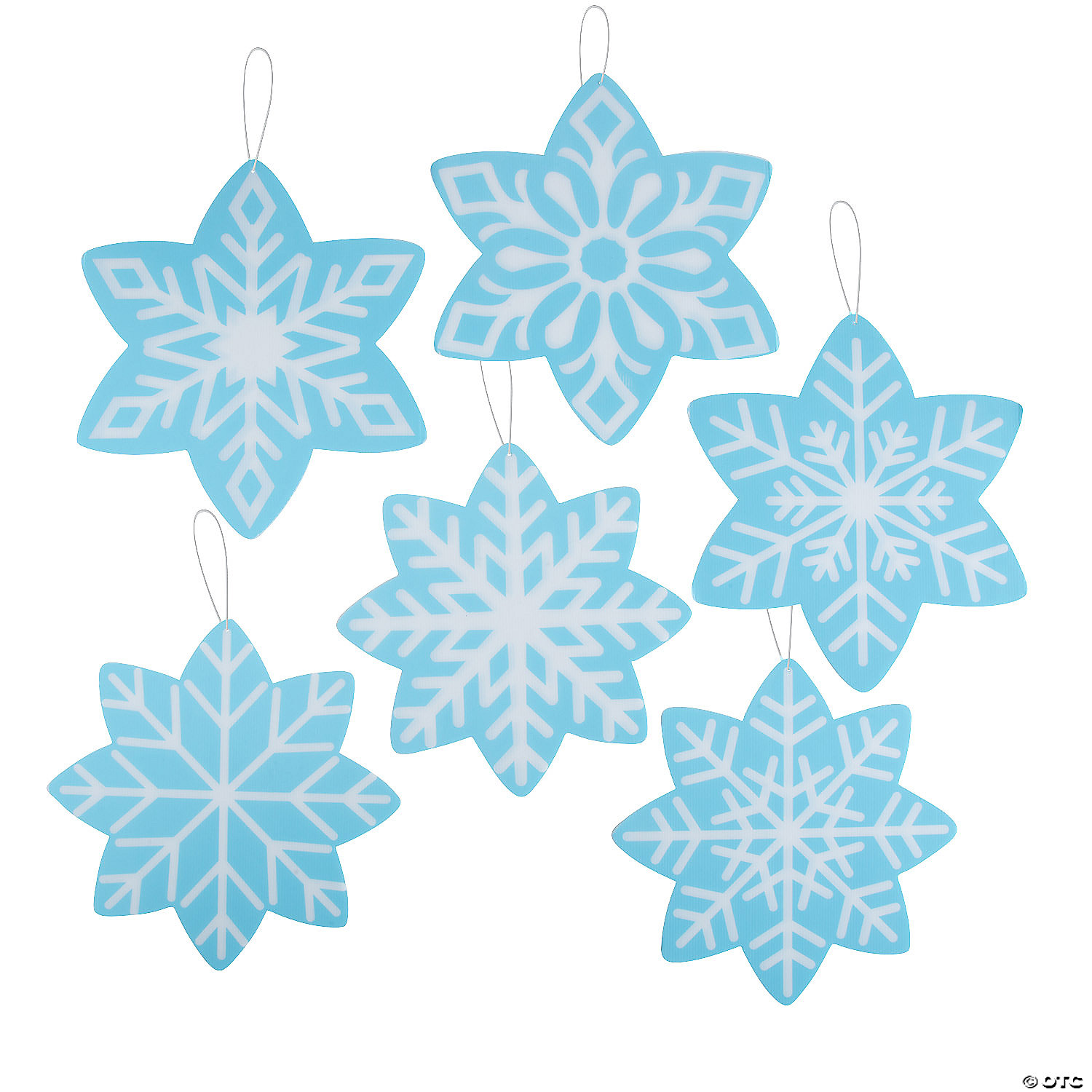 Large Hanging Snowflake Decorations