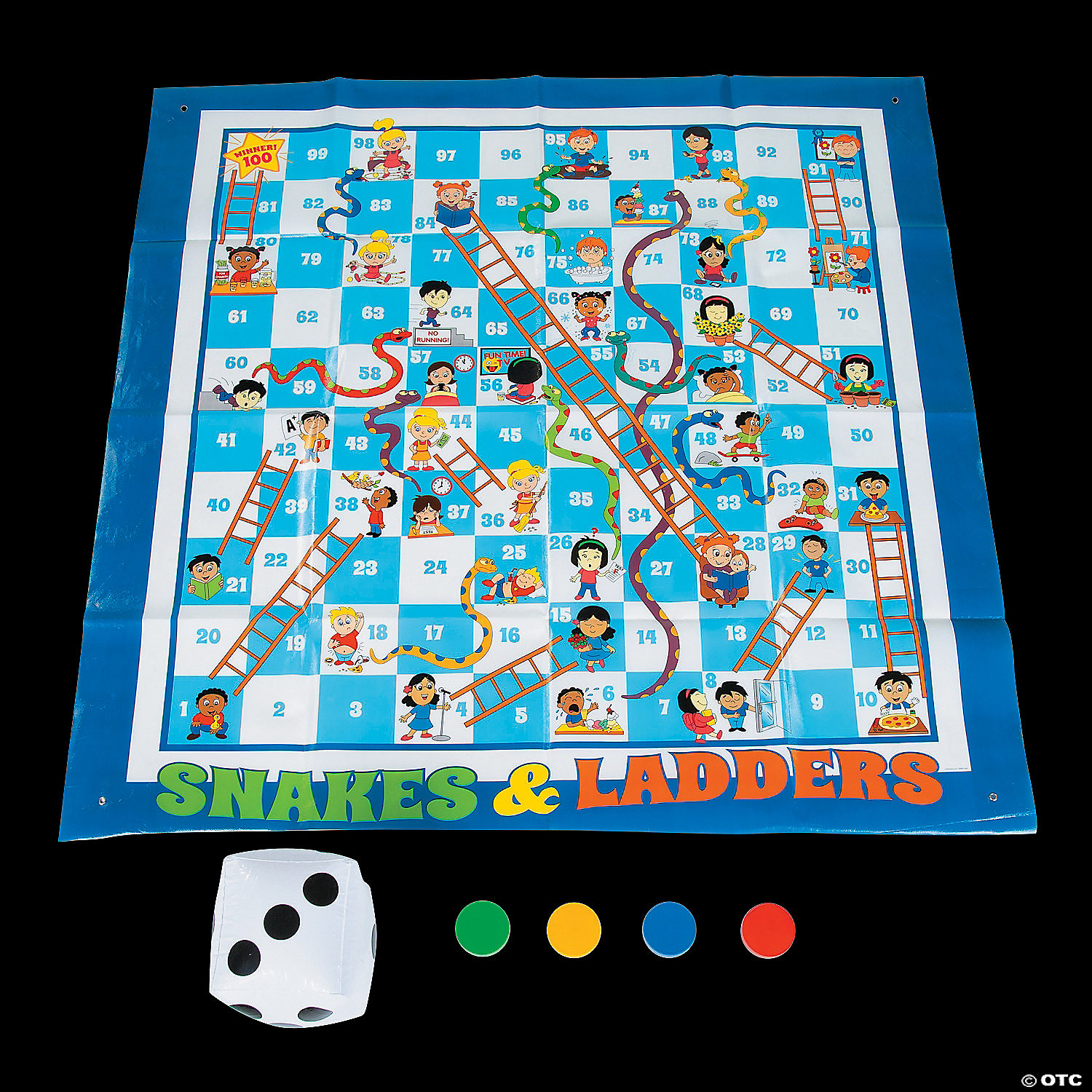 Snakes & Ladders Family Game Great Fun For All The Family LARGE SIZE 
