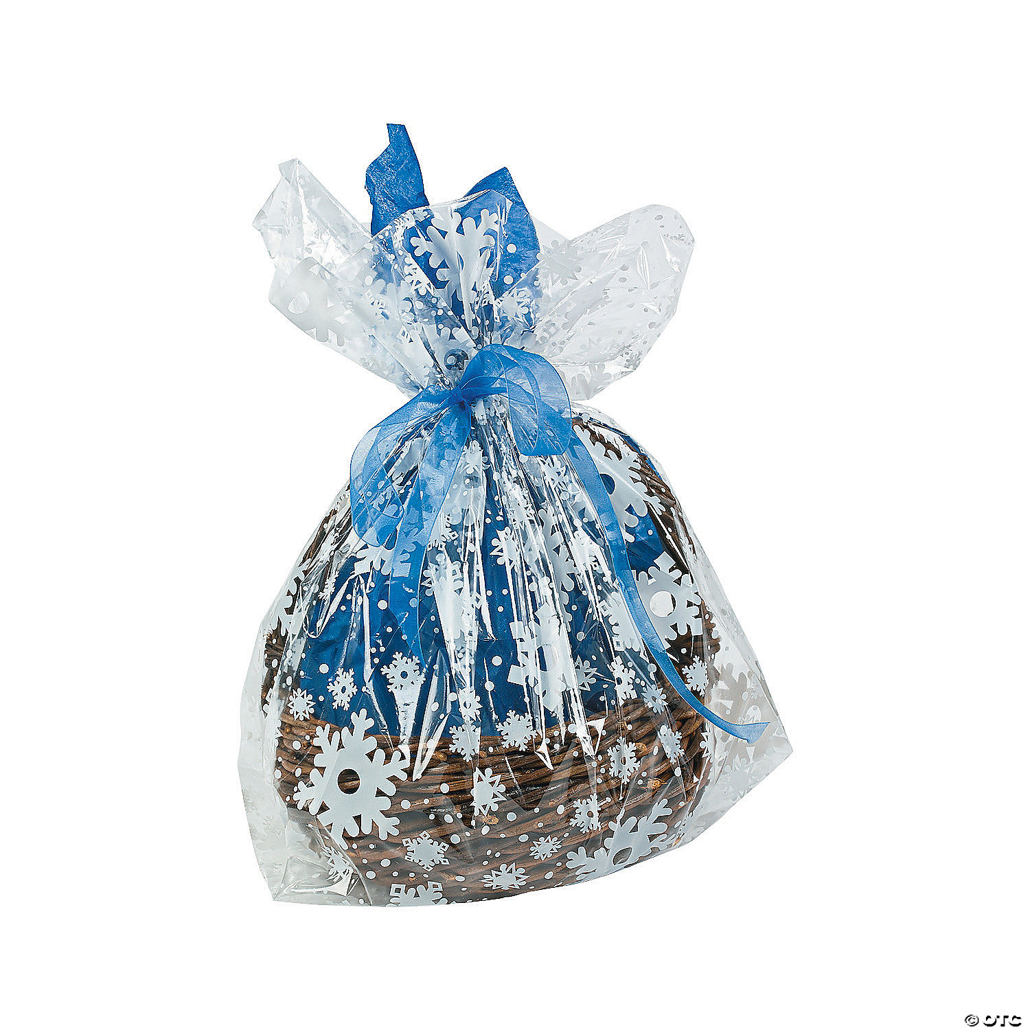 Winter Bread & Treat Container with Cellophane Bags