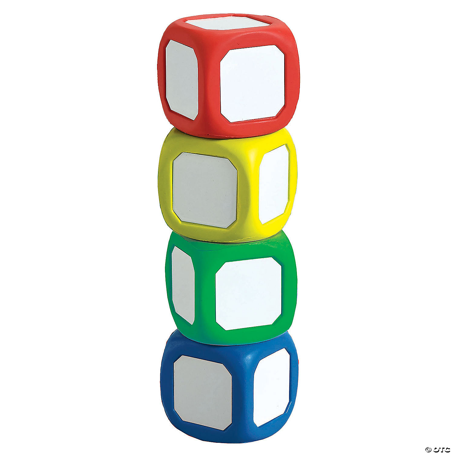 Learning Advantage Write-On Wipe-Off Dice, Small, Set of 4 | Oriental  Trading