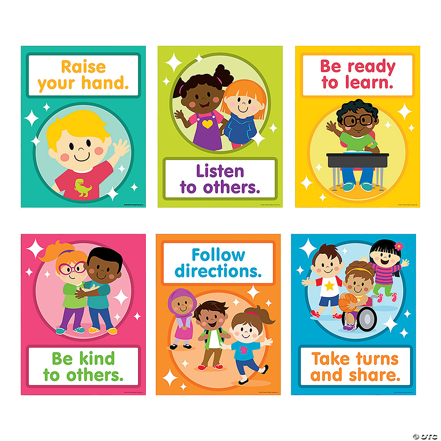 Learning Readiness Poster Set Oriental Trading