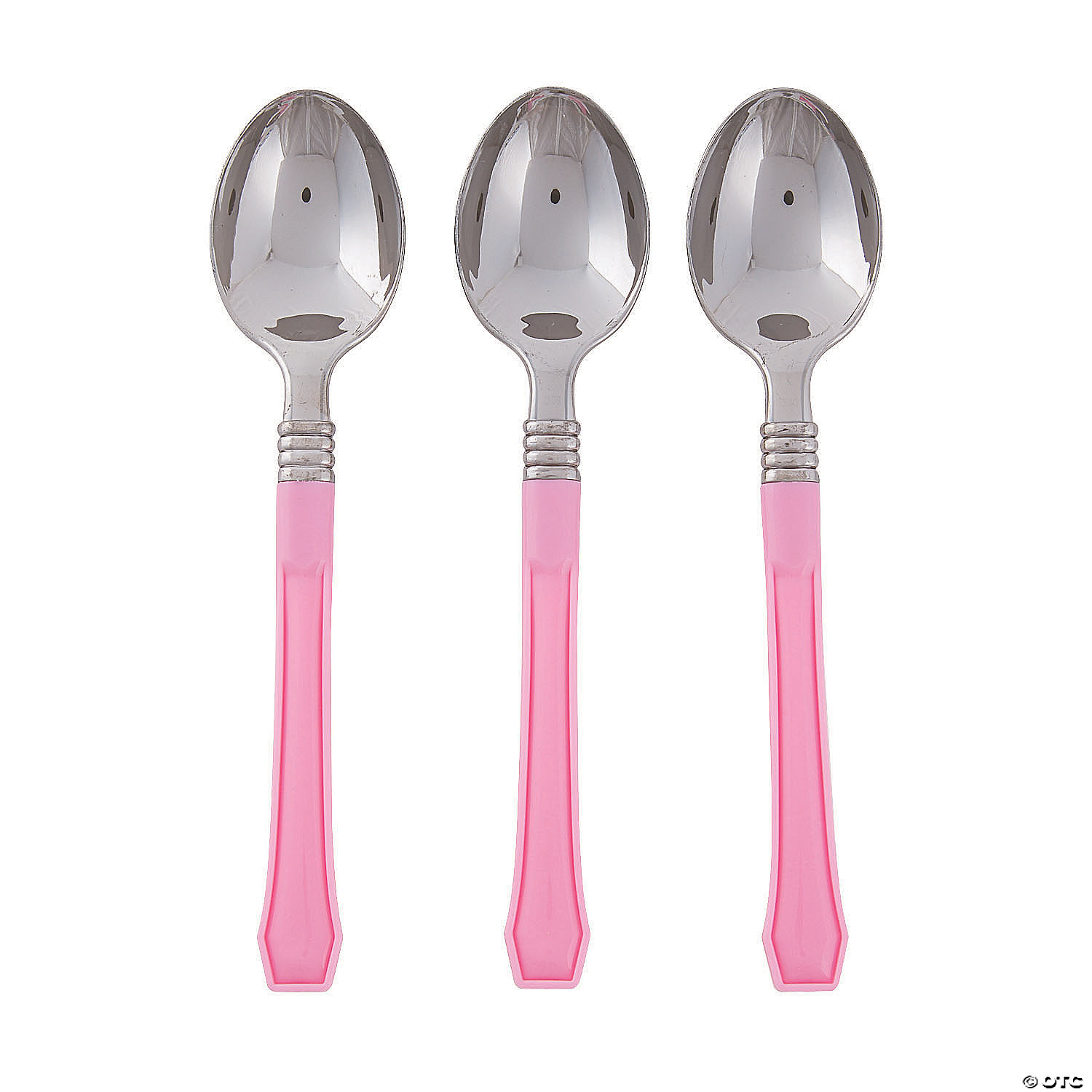 Light Pink Premium Plastic Spoons | Oriental Trading