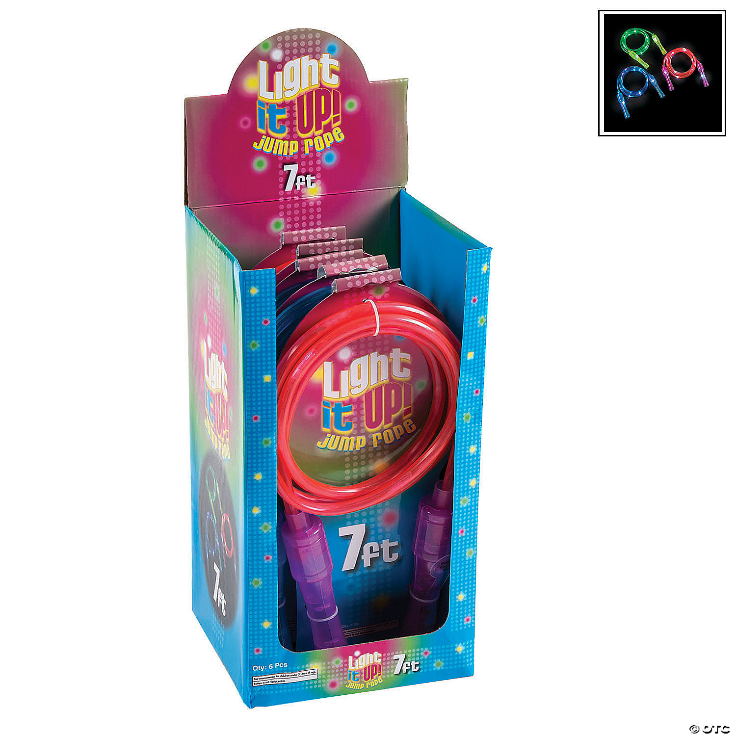 Light-Up Jump Ropes - 6 Pc. | Oriental Trading