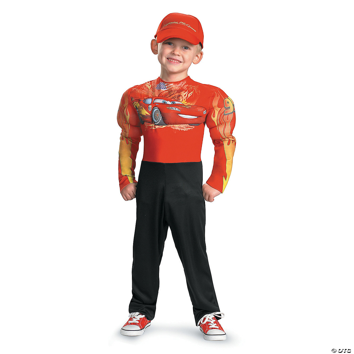 Lightning McQueen Muscle Boy's Costume - 4-6