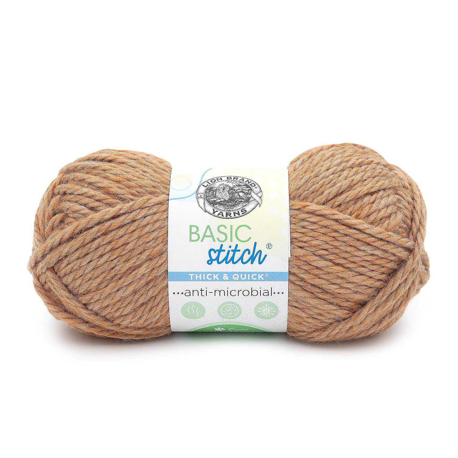 Lion Brand Basic Stitch Antimicrobial Thick & Quick YarnSpice