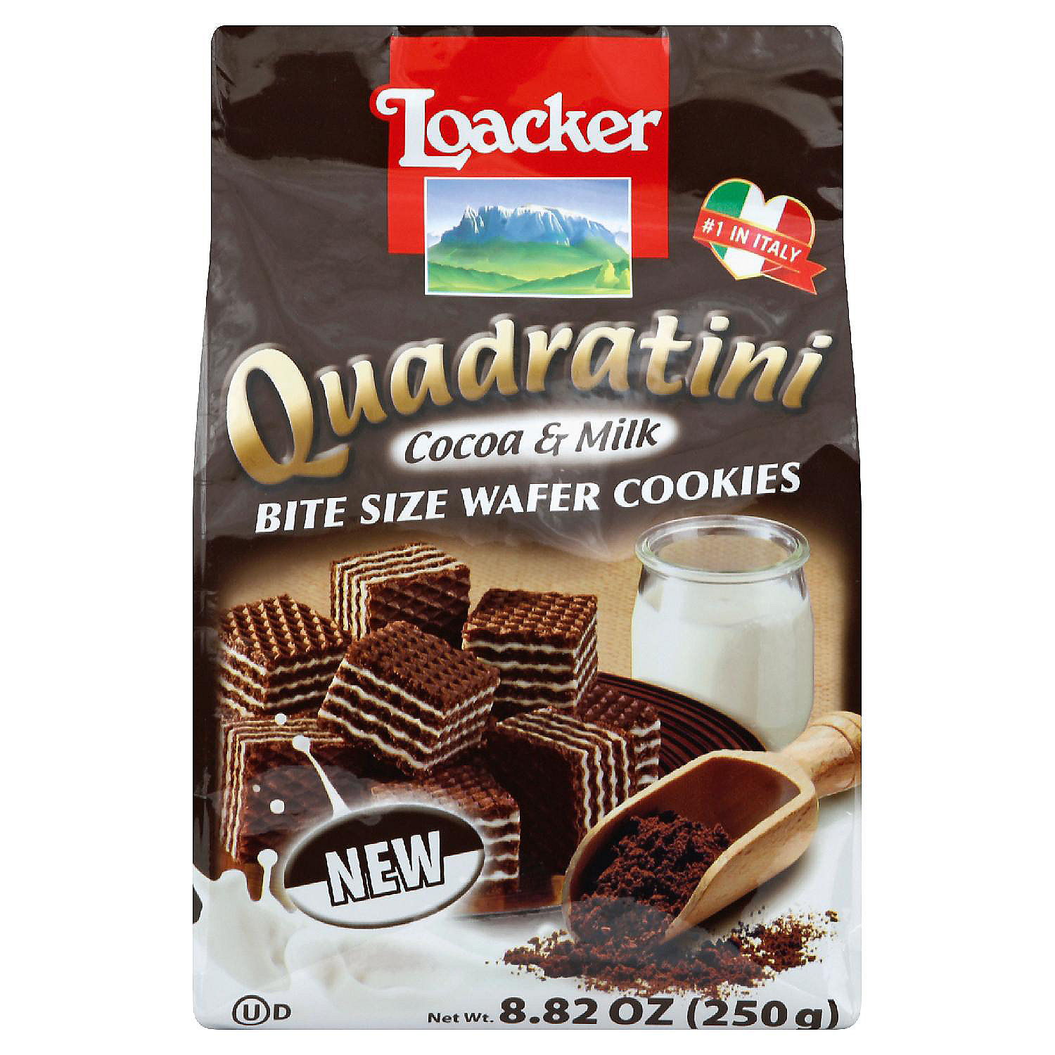 Loacker Quadratini Cocoa & Milk 8.82 oz (Pack of 6) Oriental Trading