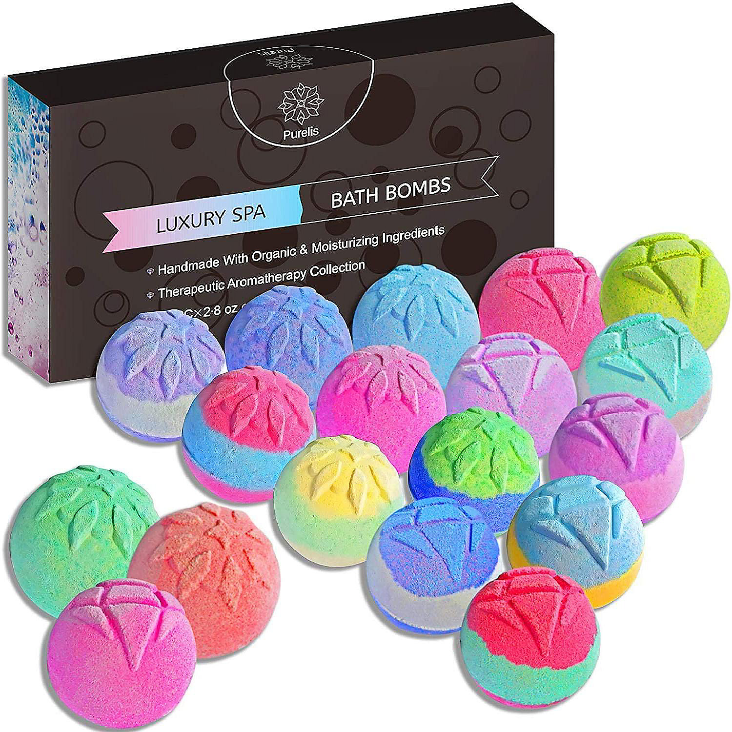 spa naturals luxury collection bath bombs