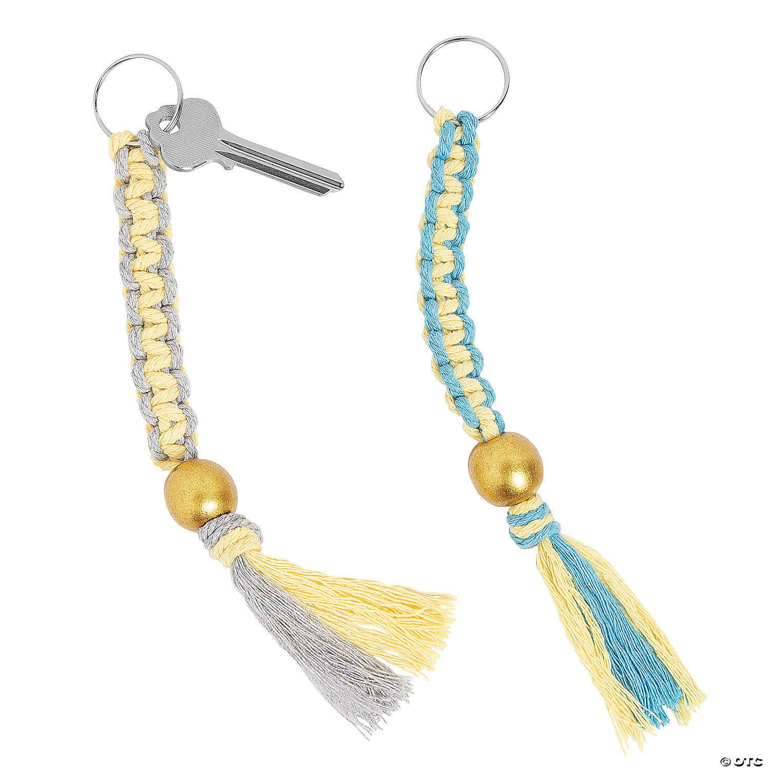 Macrame Keychain Craft Kit Makes 6 Oriental Trading