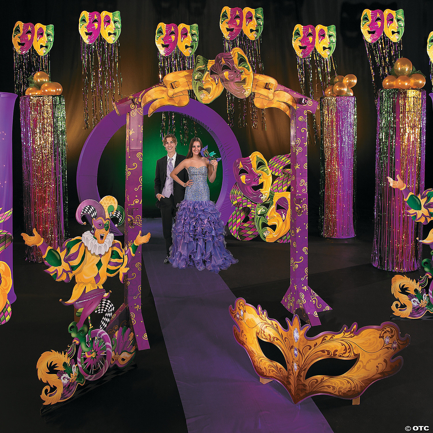 Mardi Gras Masquerade Ball Grand Decorating Kit Oriental Trading