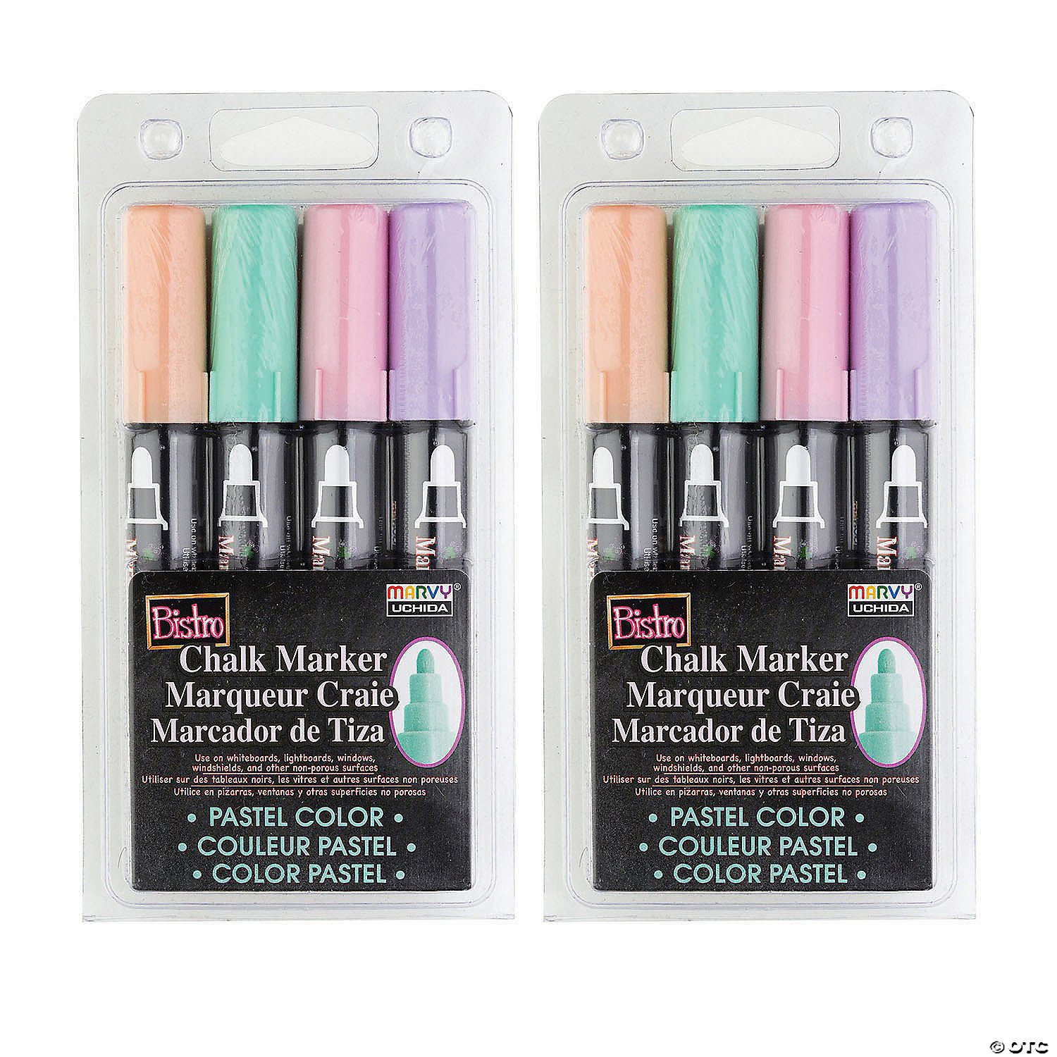 Bazic Washable Markers, Jumbo Classroom Pack, 200 Count, 8 Colors