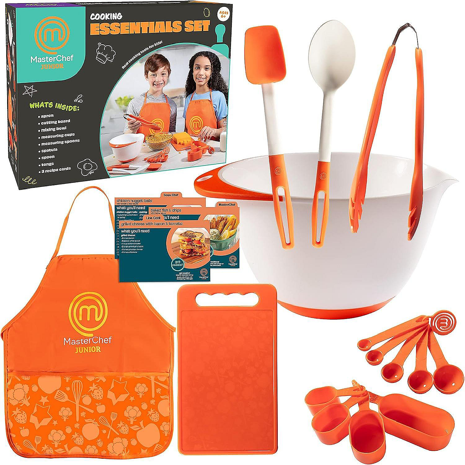 MasterChef Junior Cooking Essentials Set 9 Pc. Kit Includes Real