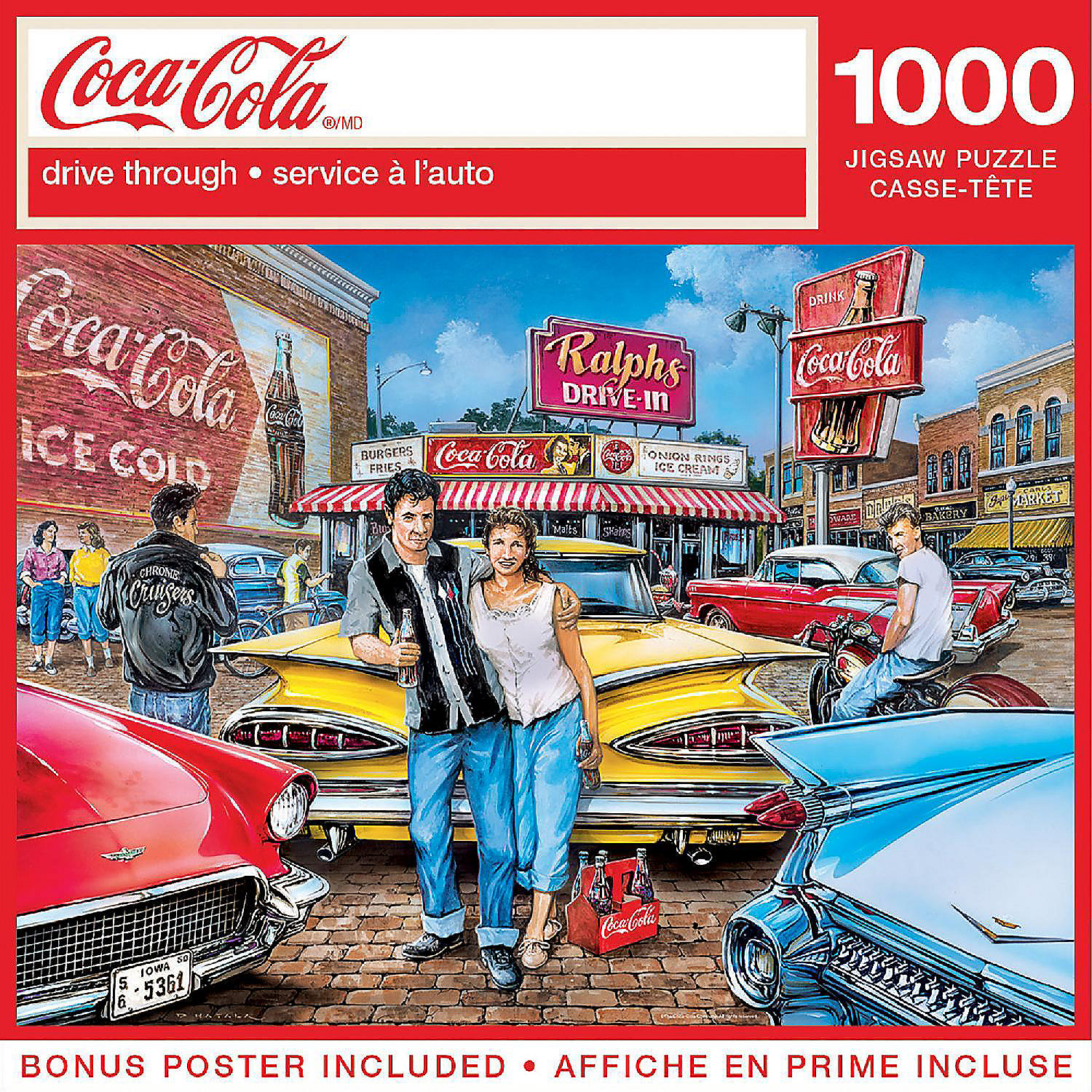 MasterPieces CocaCola Drive Through 1000 Piece Jigsaw Puzzle