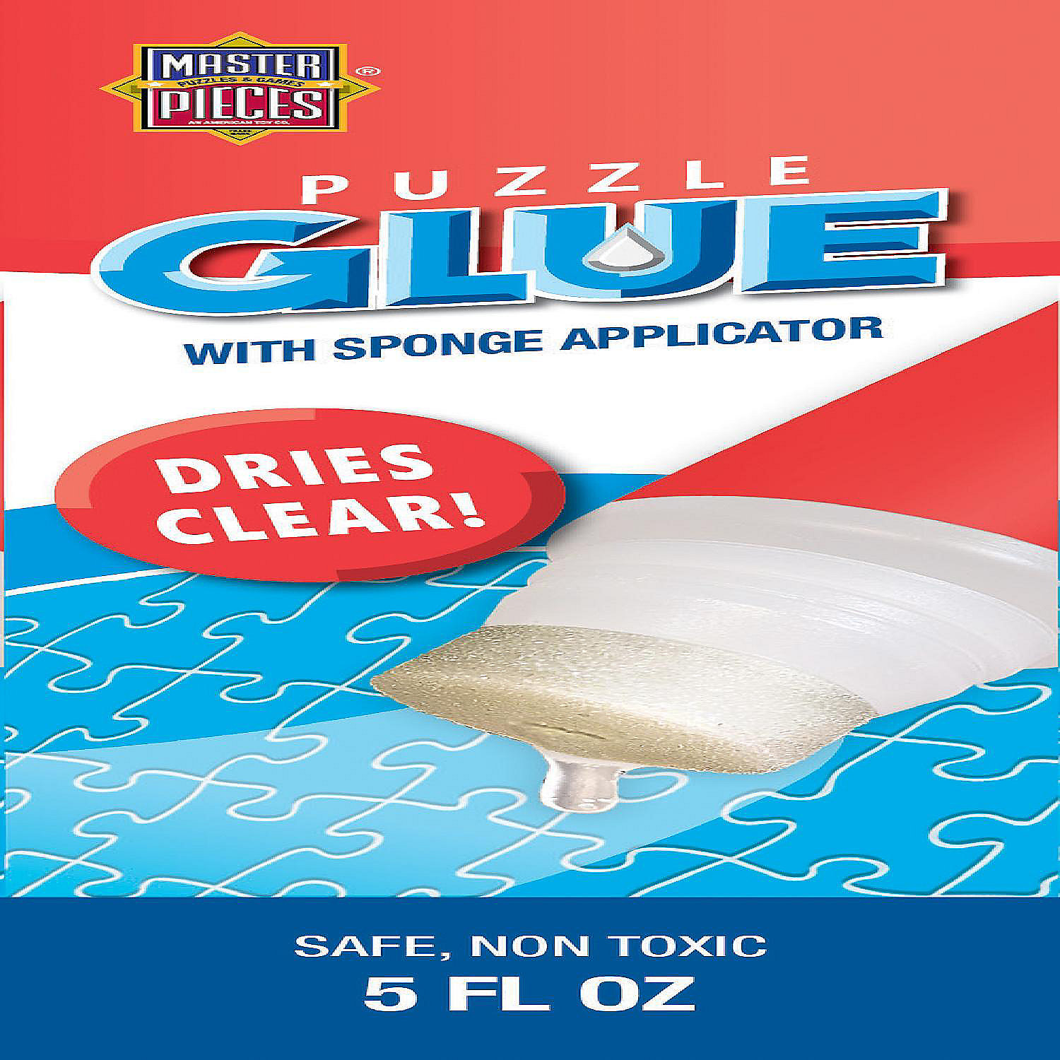 MasterPieces Jigsaw Puzzle Glue with Sponge Applicator 5 oz