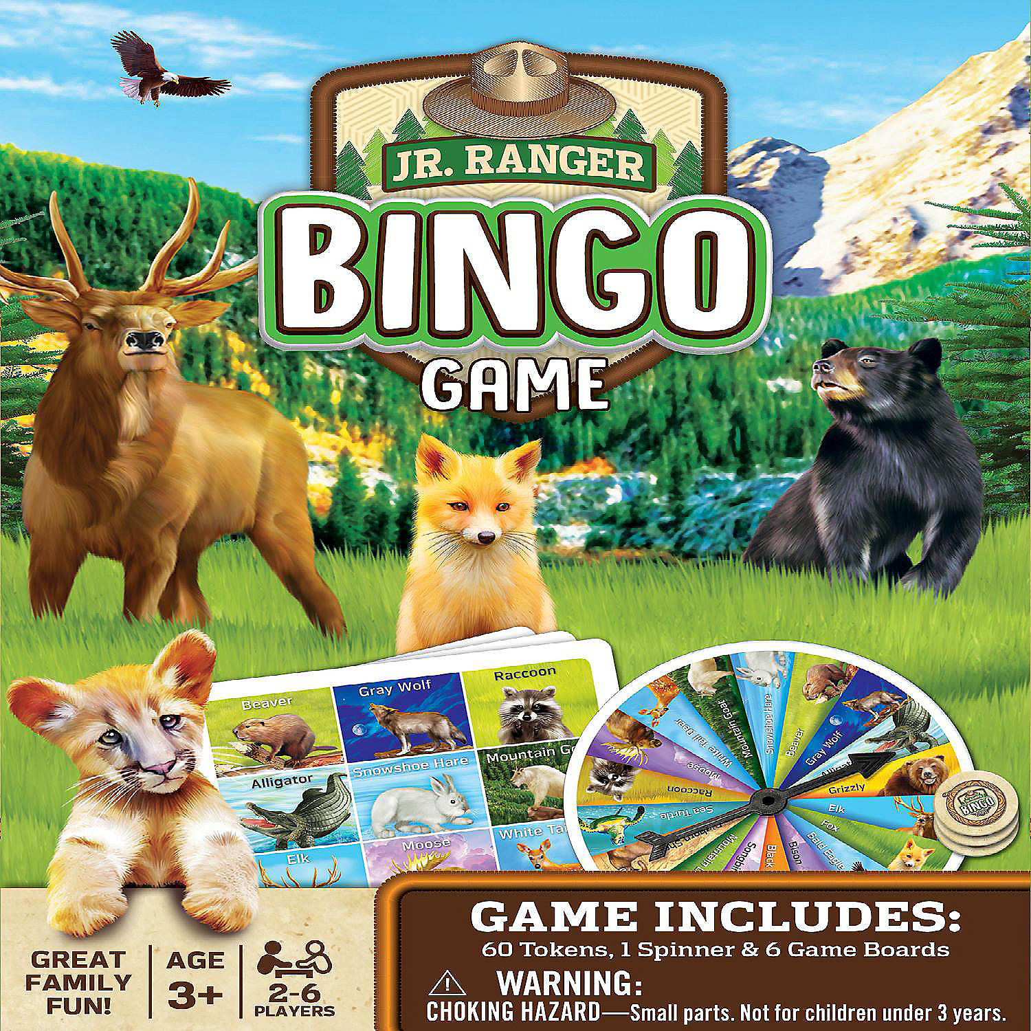 Masterpieces Kids Games - Jr Ranger Bingo Game For Kids And Families