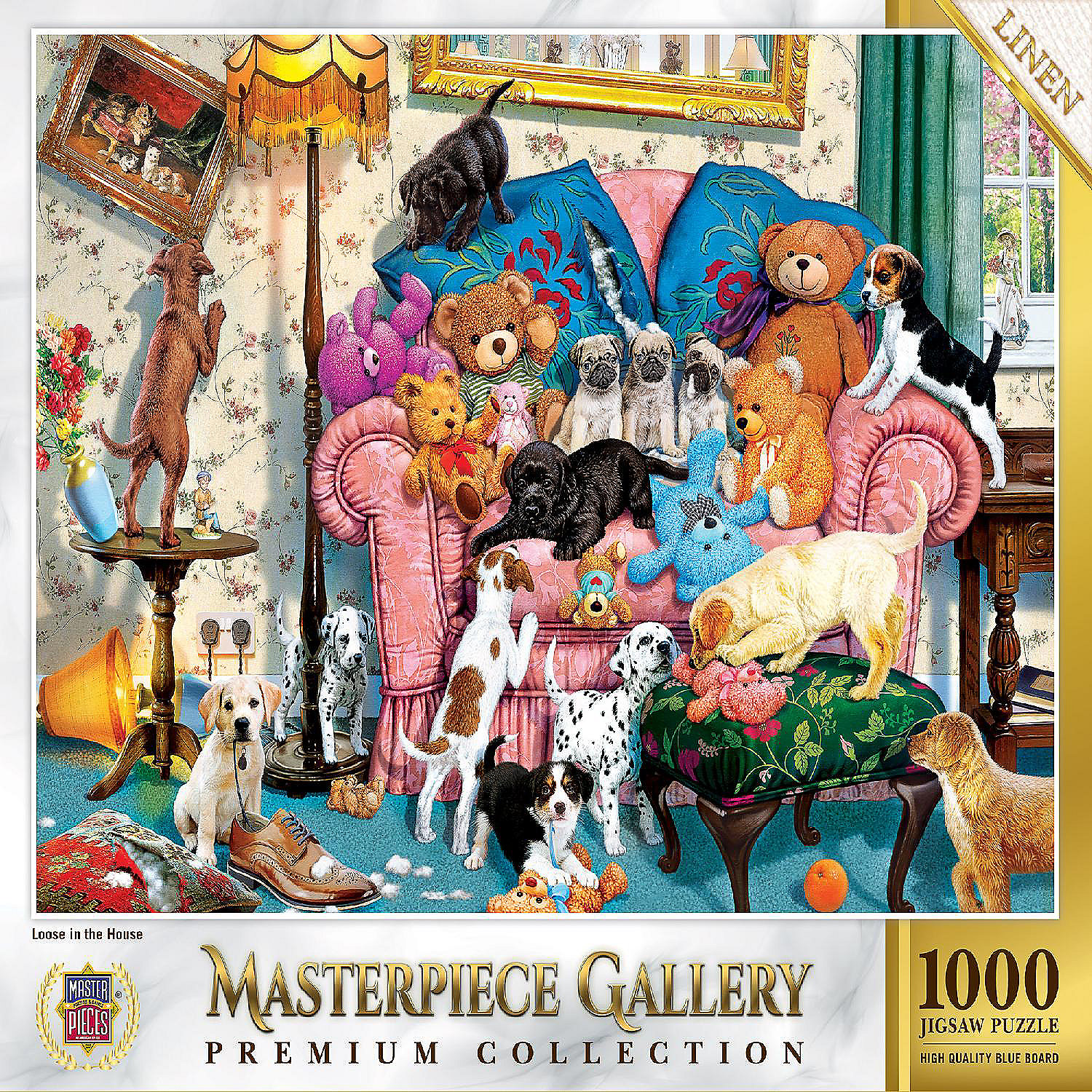 MasterPieces Masterpiece Gallery - Loose in the House 1000 Piece Puzzle