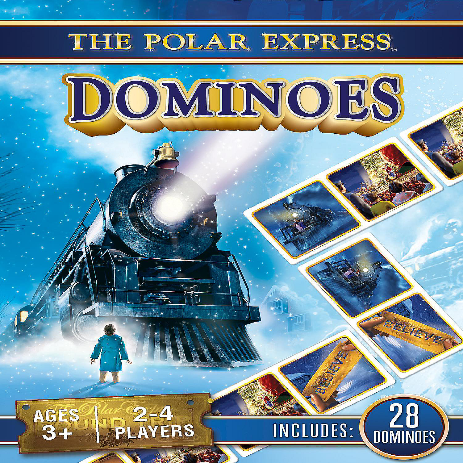 MasterPieces The Polar Express Picture Dominoes for Kids | Oriental Trading