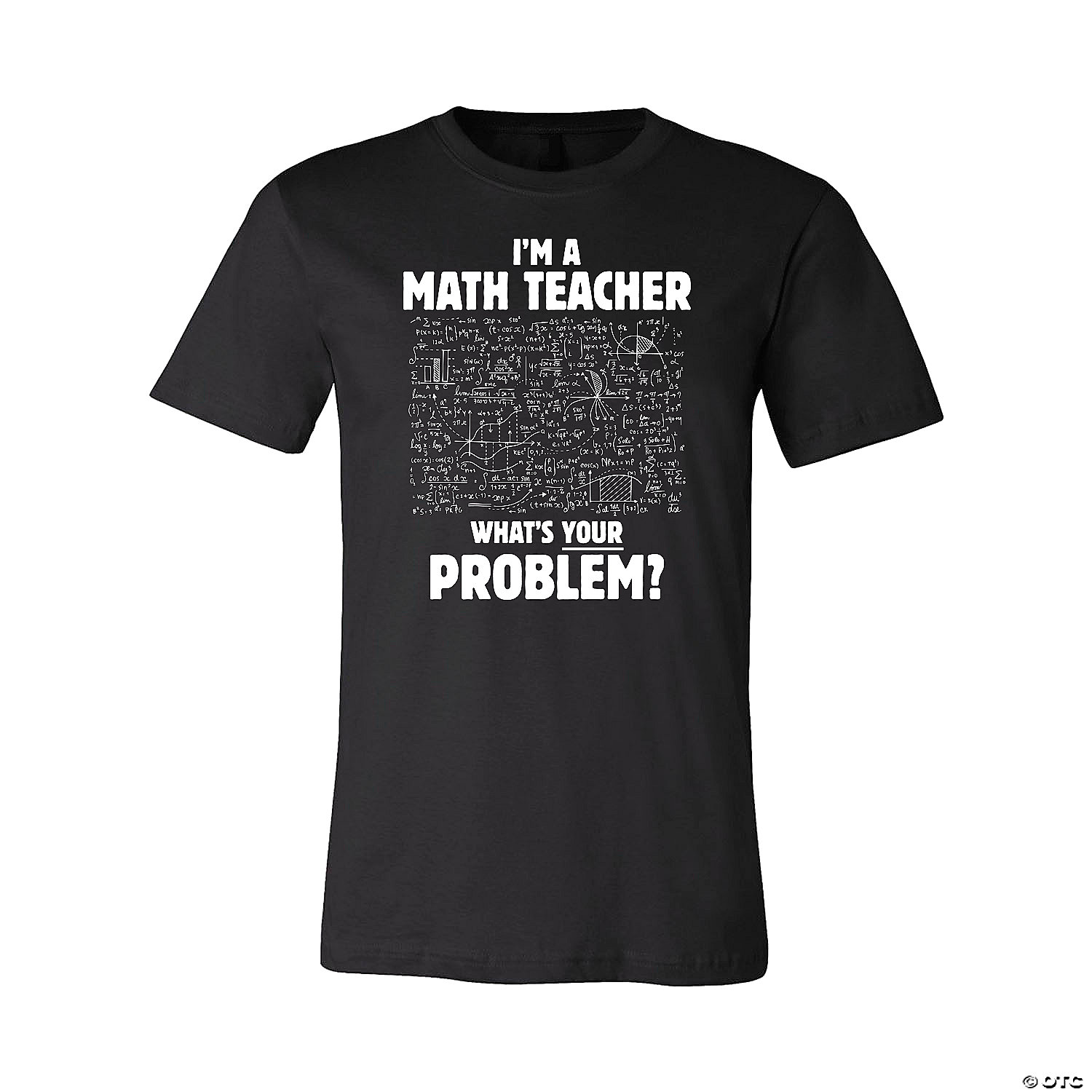 Math Teacher Adults’s T-Shirt | Oriental Trading