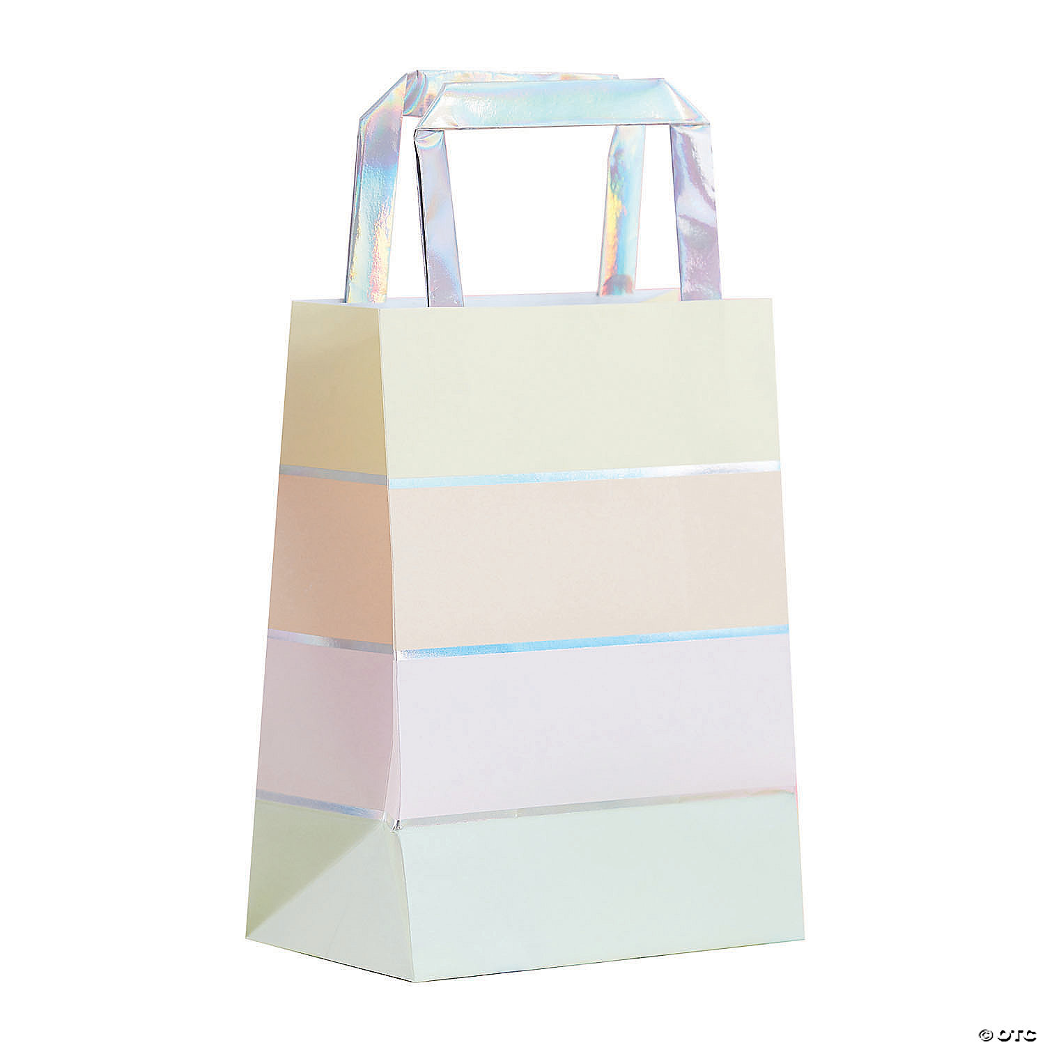 silver gift bags with handles