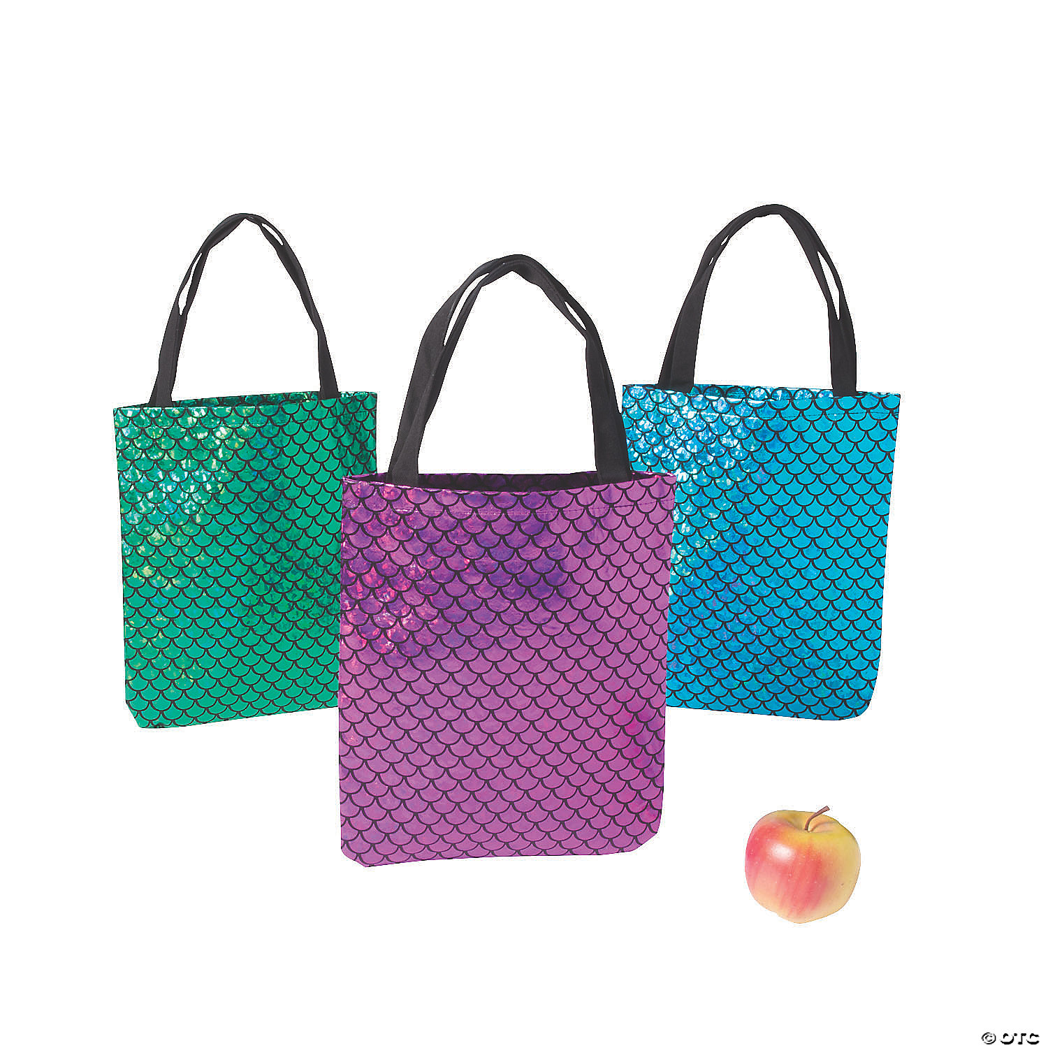 iridescent tote bag