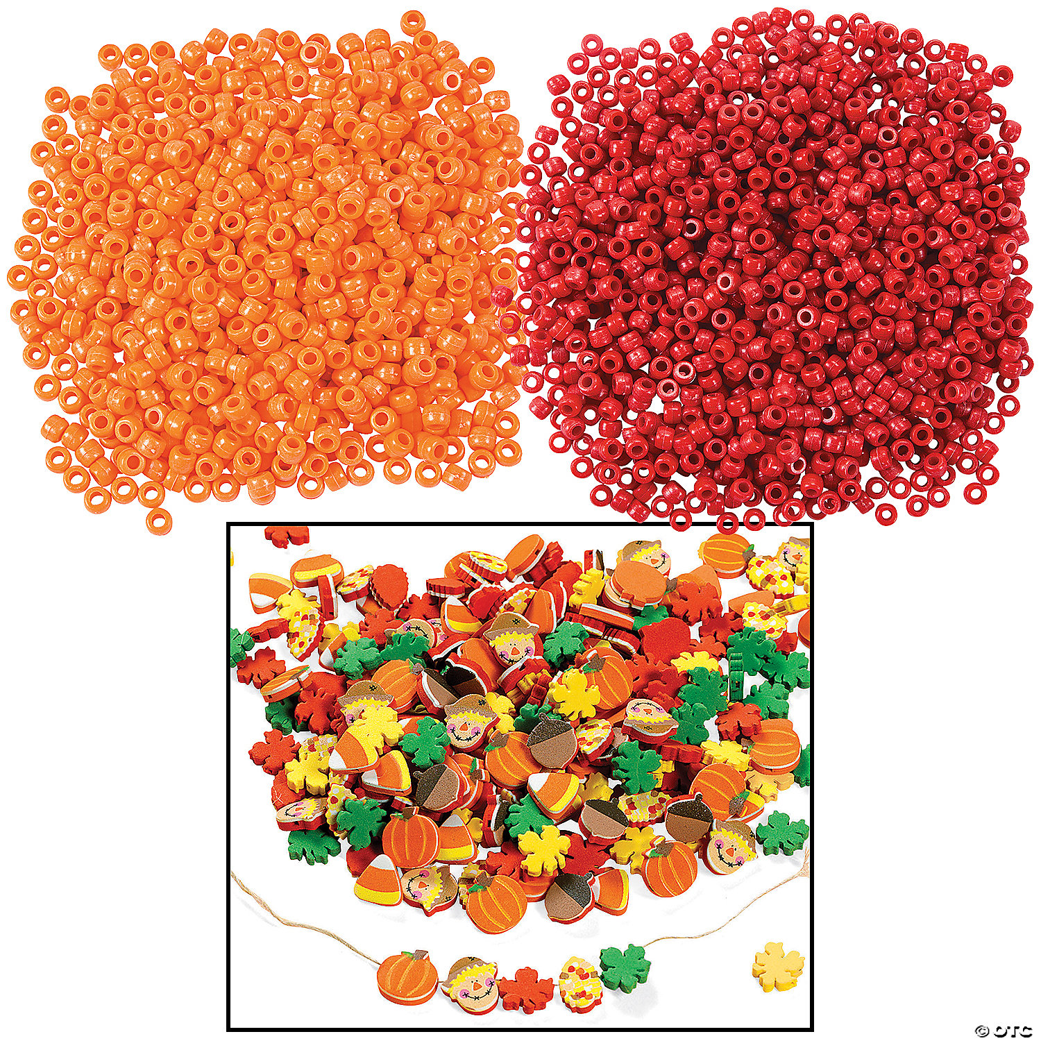 Mega Bulk 2500 Pc. Fall Harvest Multicolor Bead Assortment Kit