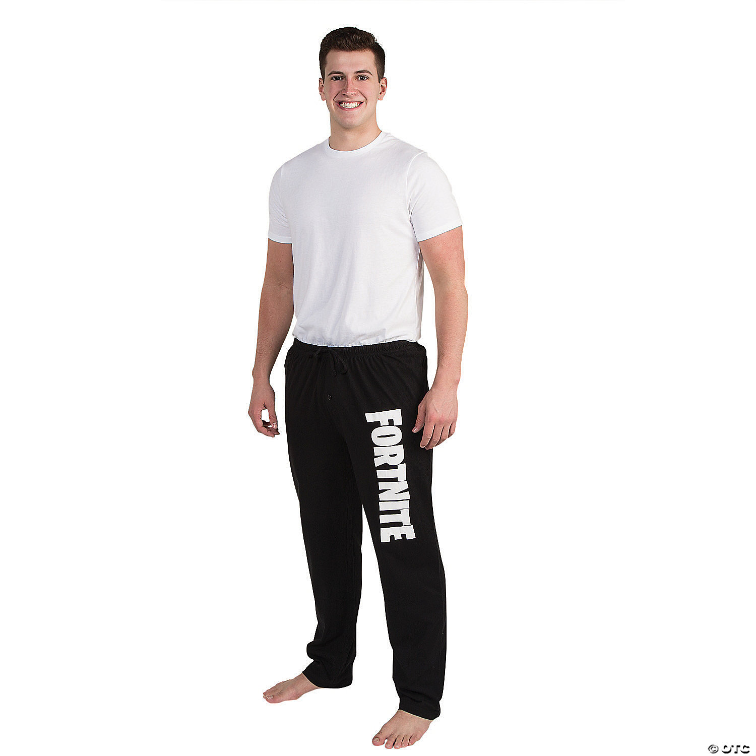 Men s Fortnite Logo Pants Medium Fun Express