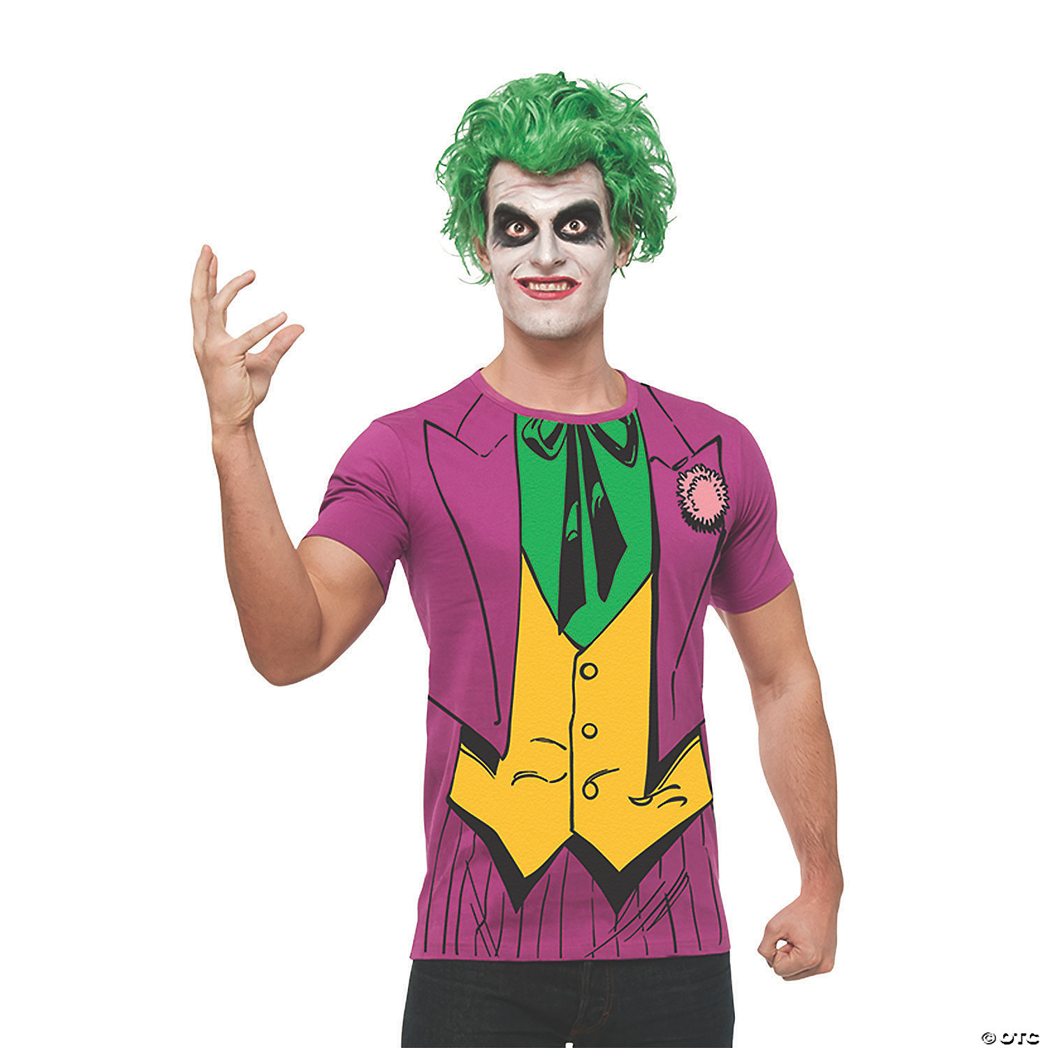 menu Augment Aanhoudend Men's Joker T-Shirt Costume | Oriental Trading