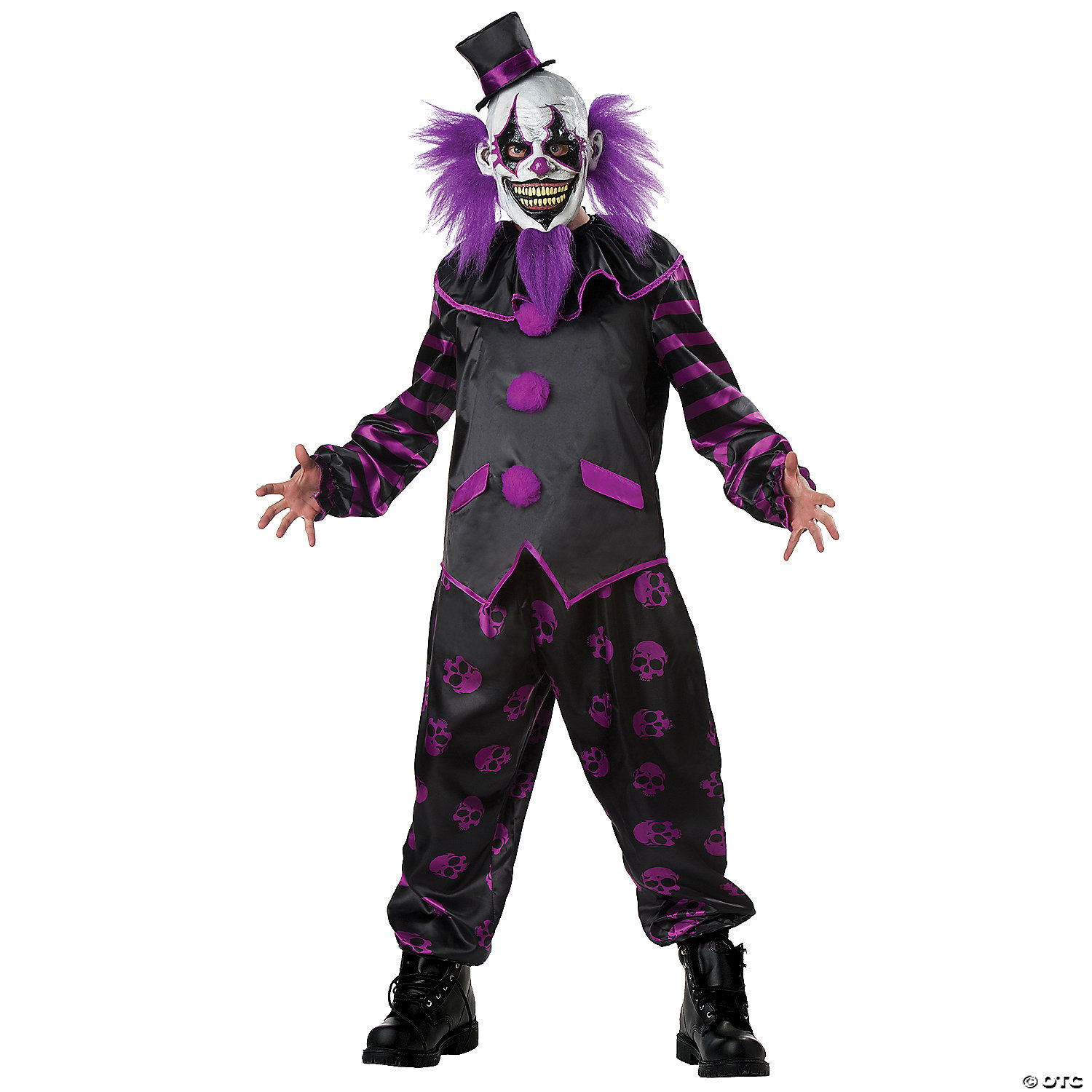 Clown Tailcoat + Trousers Male Costume main image 1