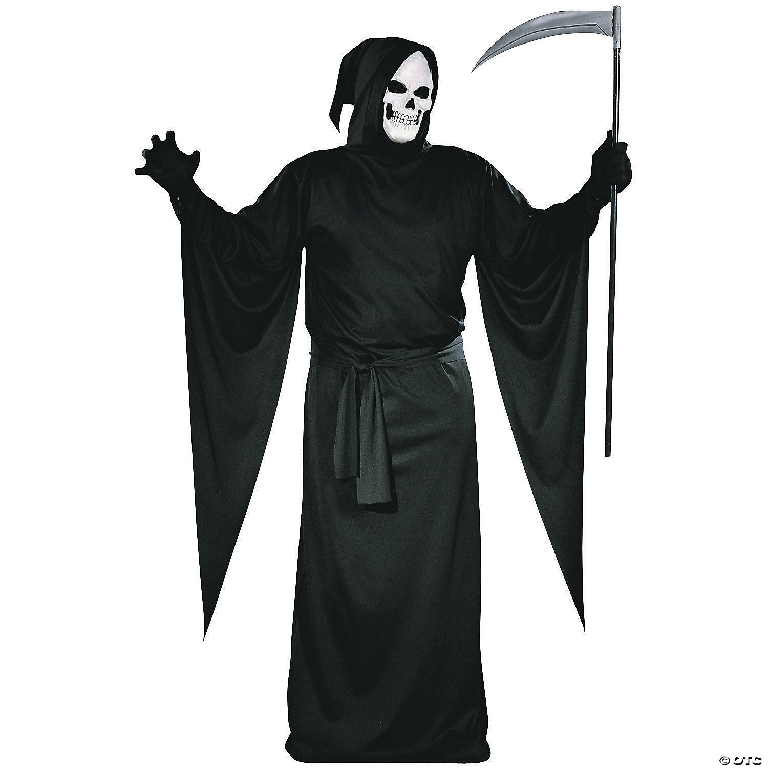 Chinese Men's FFF Grim Reaper Dress Up Ghost Costume Cosplay Halloween Outfit 