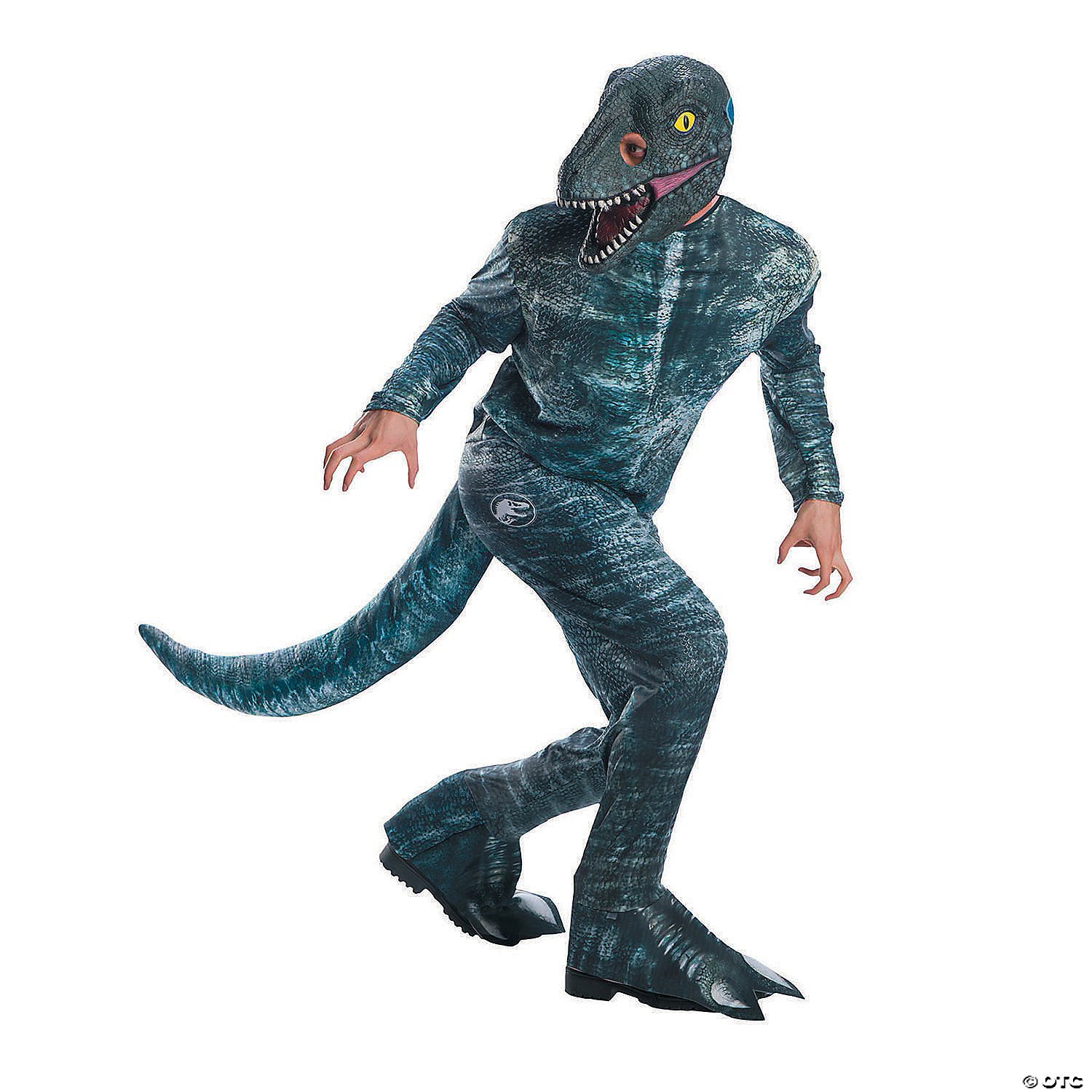Men S Jurassic World Fallen Kingdom Blue Velociraptor Costume Oriental Trading