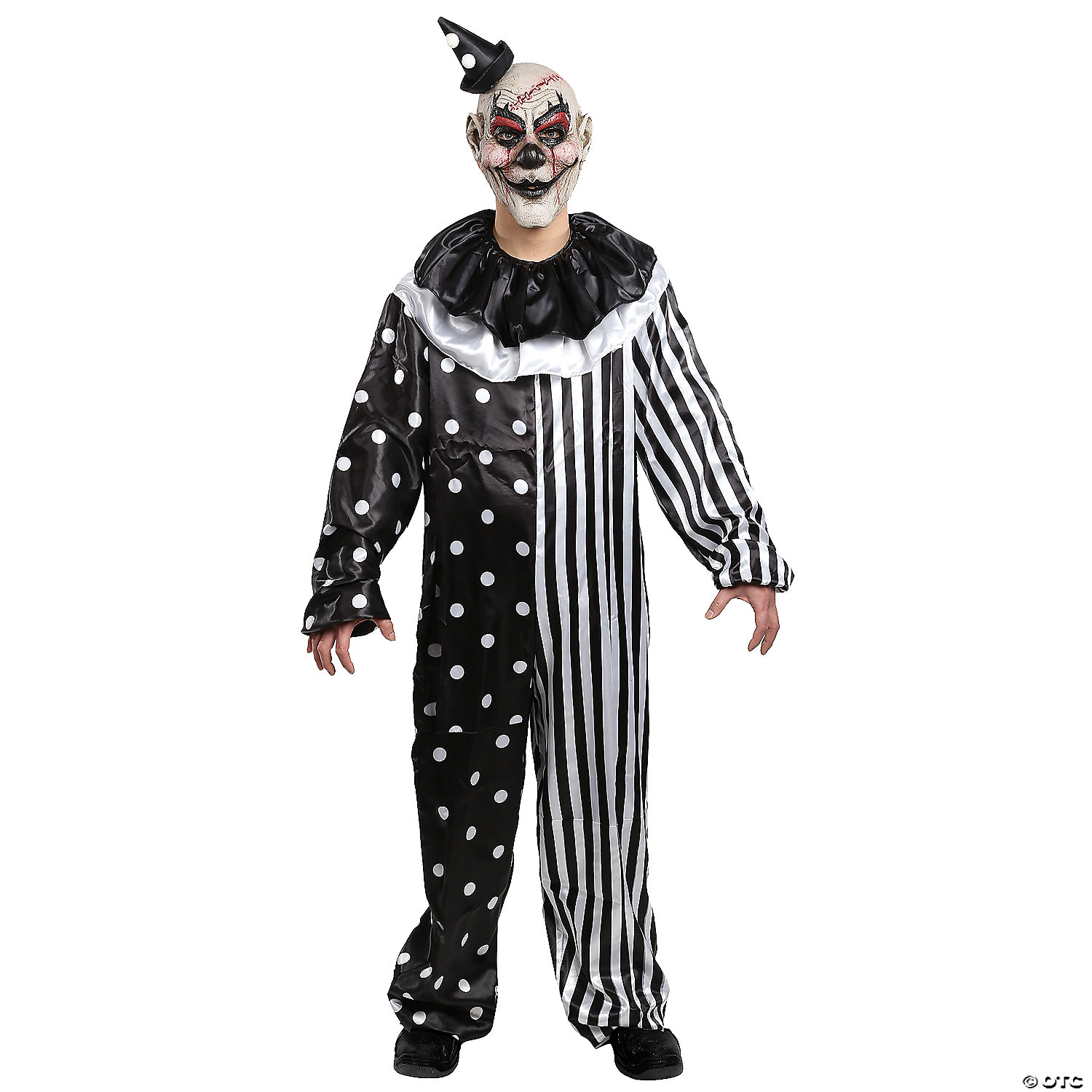 Deluxe Clown Men's Fancy Dress Costume 