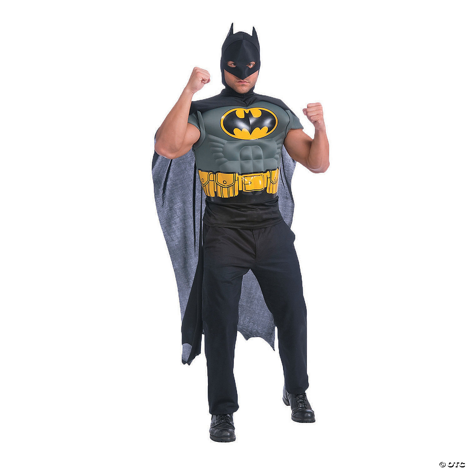 Men's Muscle Shirt Cape Batman™ Costume | Fun Express